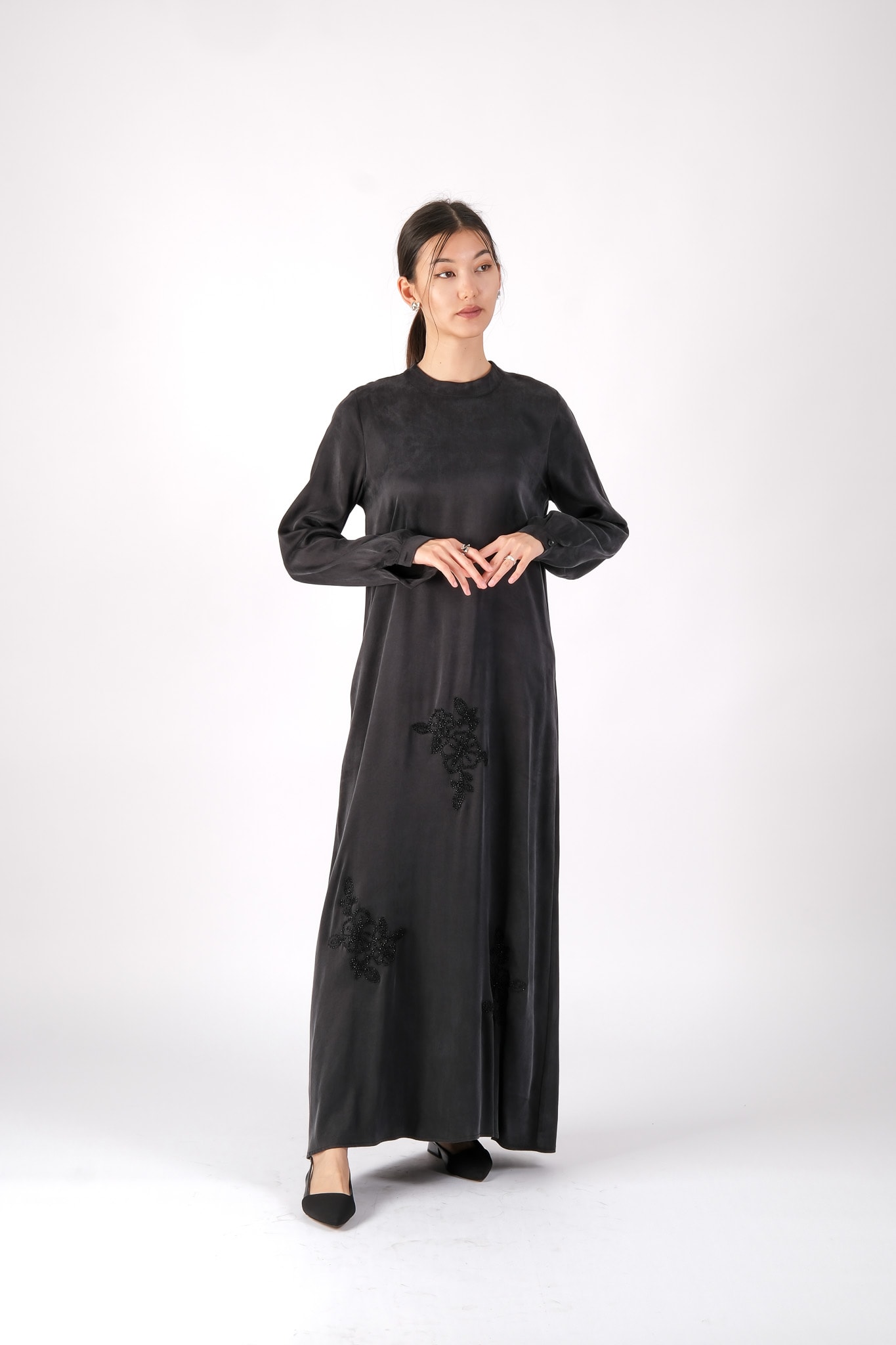 303829 ALMARWAH ELBİSE - Siyah