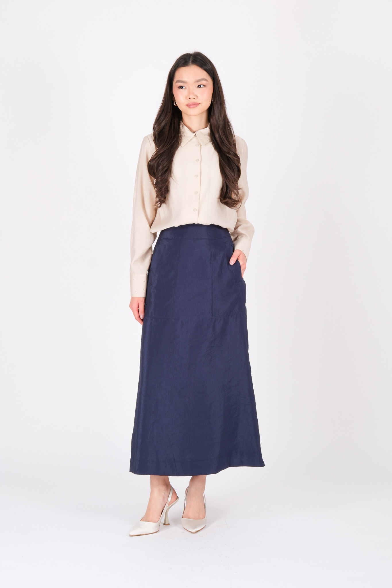 S-25-431 MASSİMO DONNA ETEK - Lacivert