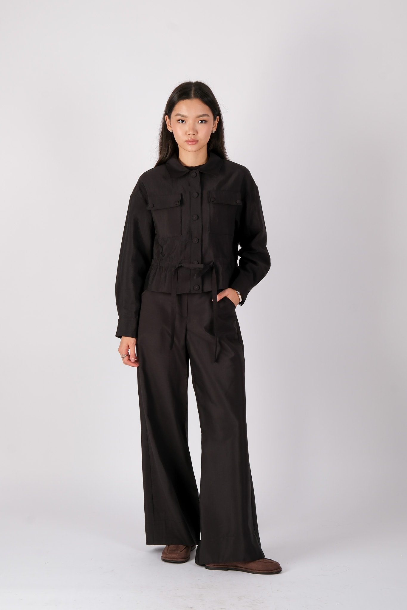 W-26-117 MASSİMO DONNA CEKET - Siyah
