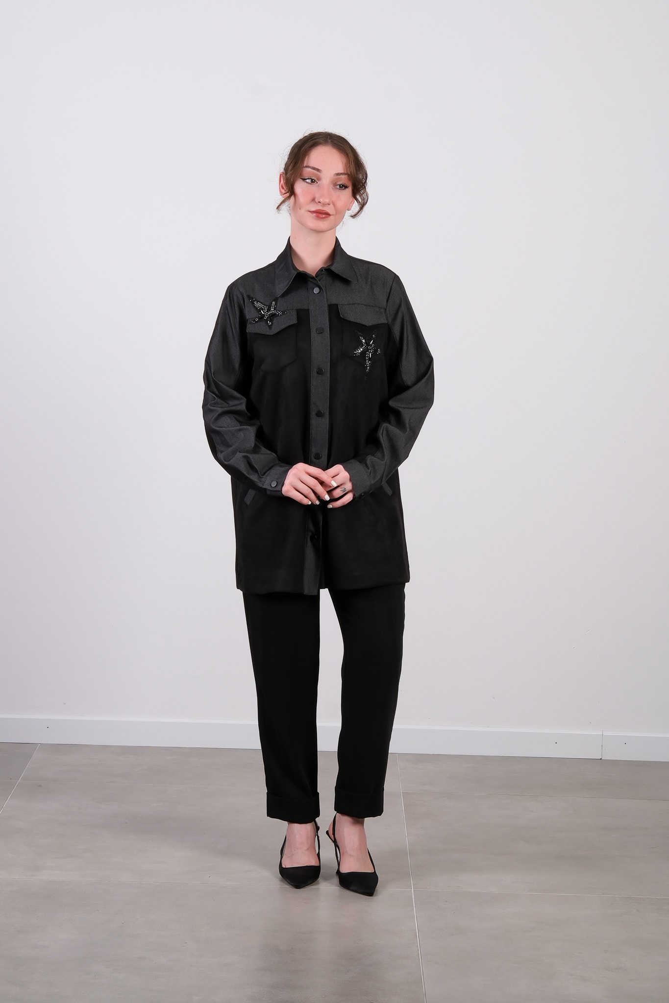 6032 NUSS KAP - Black