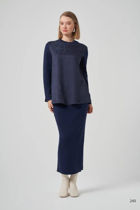 3004 NUSS TUNİK - Navy blue