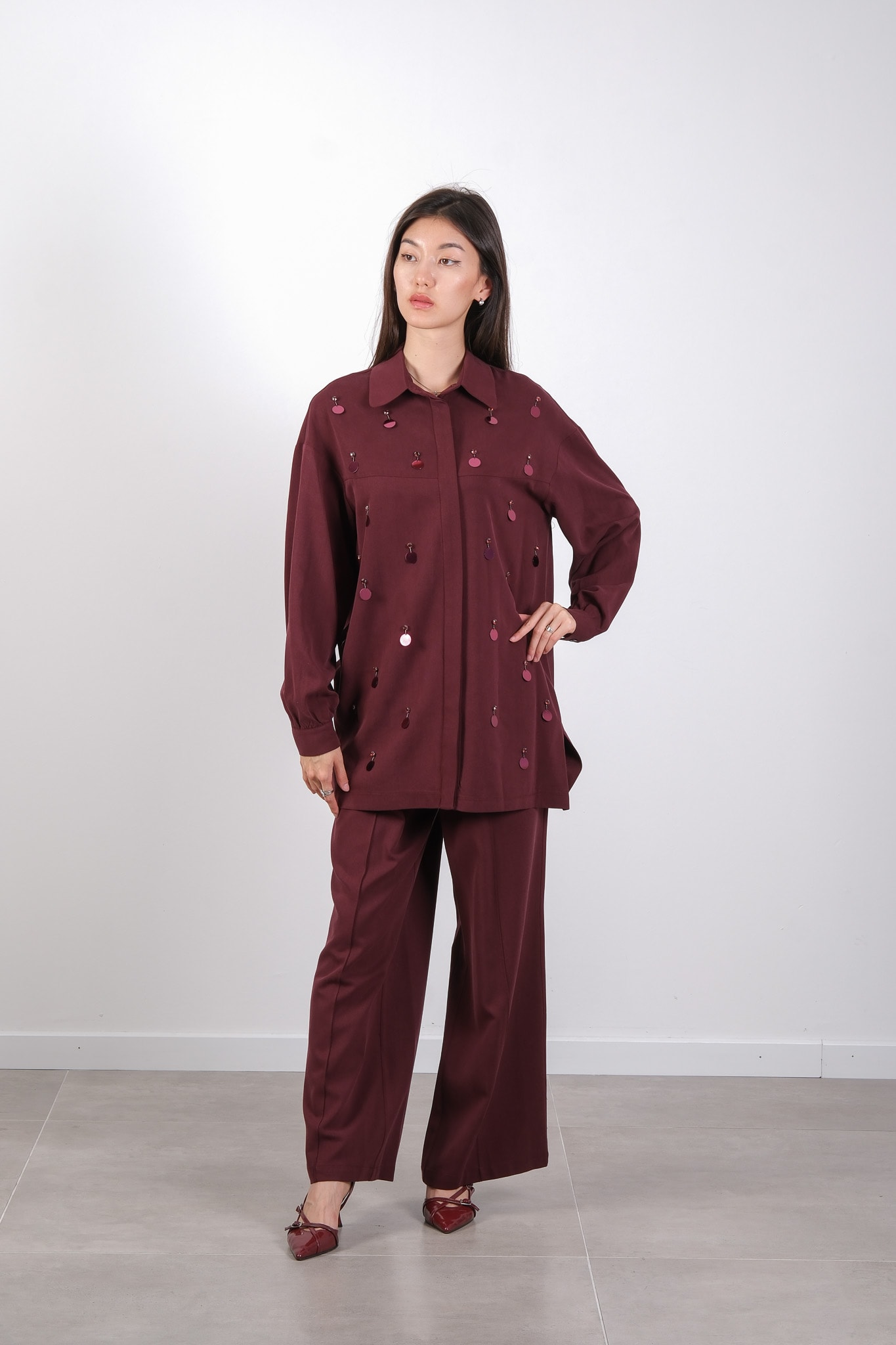 1031 NUSS TAKIM - Burgundy