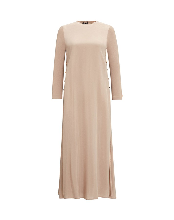 4052 MISS DALIDA DRESS - Mink