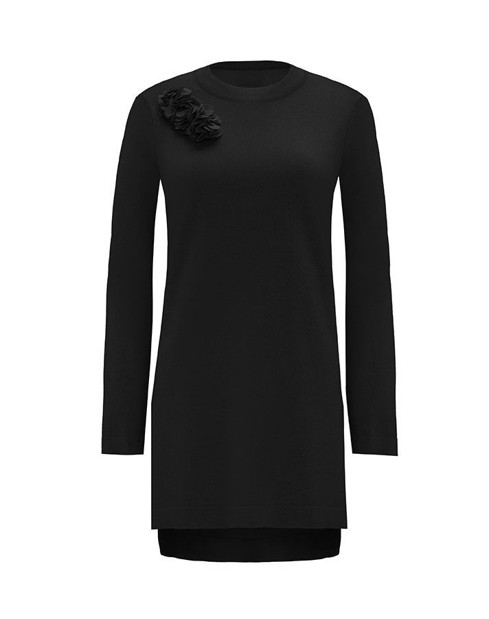 6011 MISS DALIDA TUNIC - Black