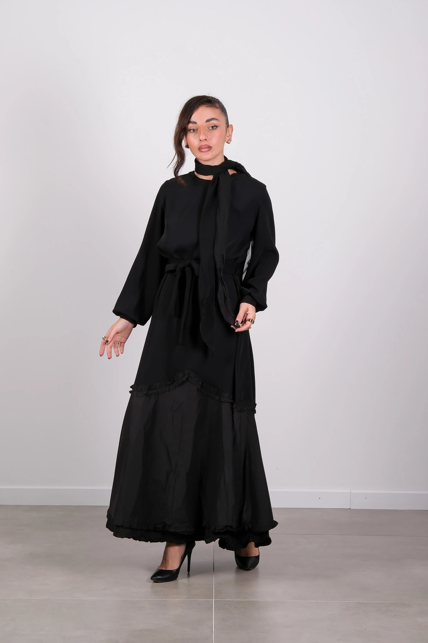 38826 MİSSWHENCE ELBİSE - Black