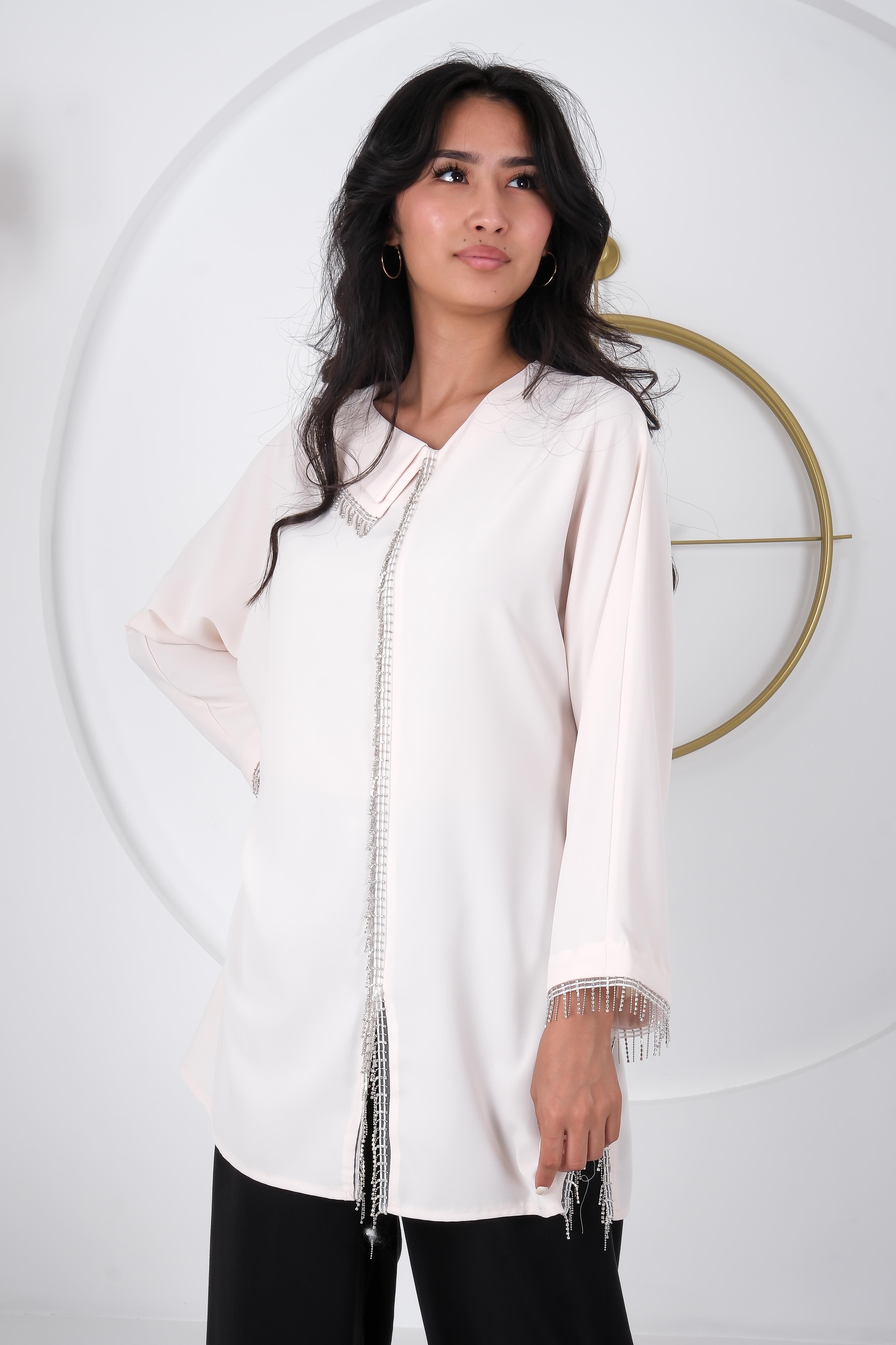 S-24-292 MASSİMO DONNA TUNİK - Ekru