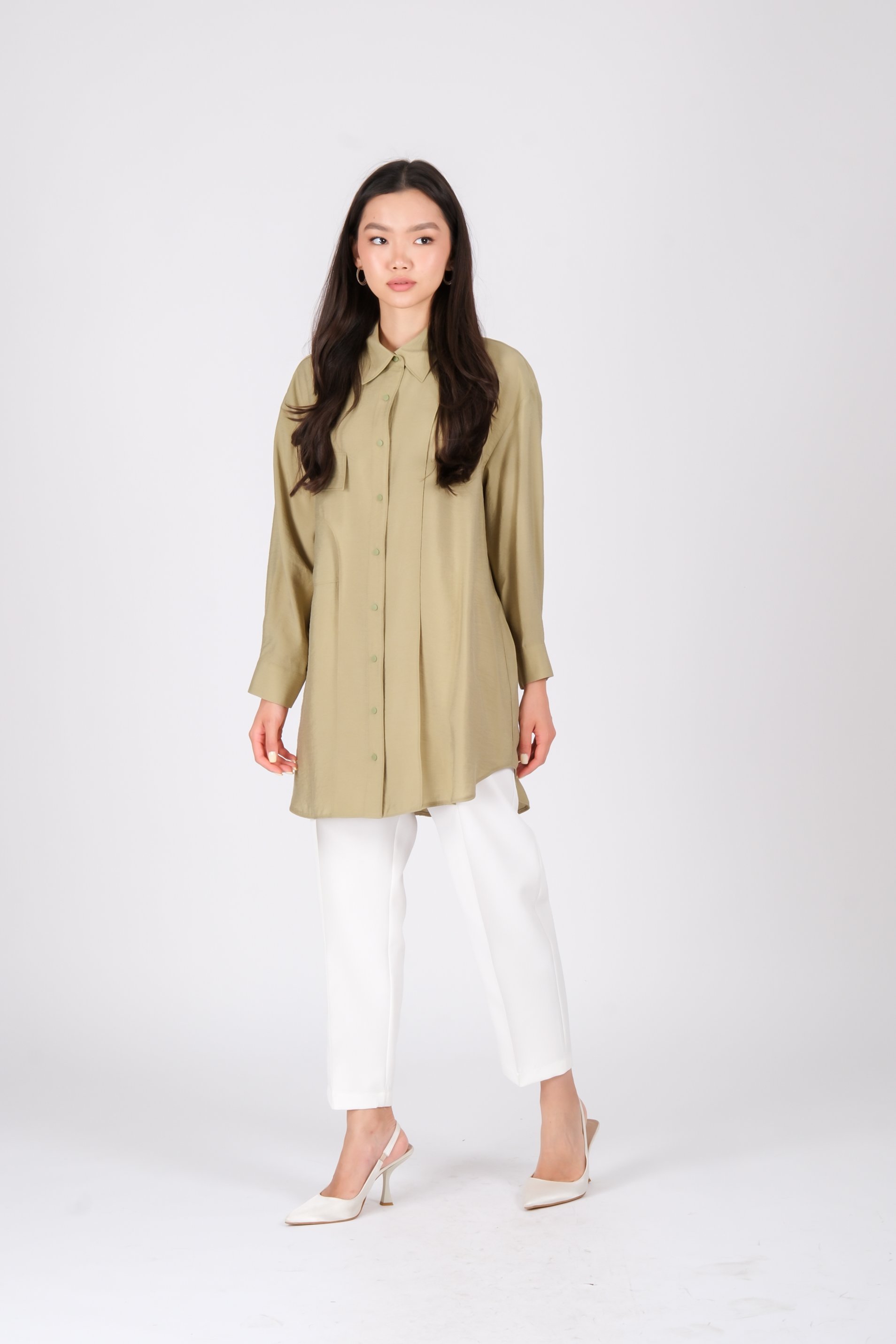 S-25-263 MASSİMO DONNA TUNİK - Yeşil