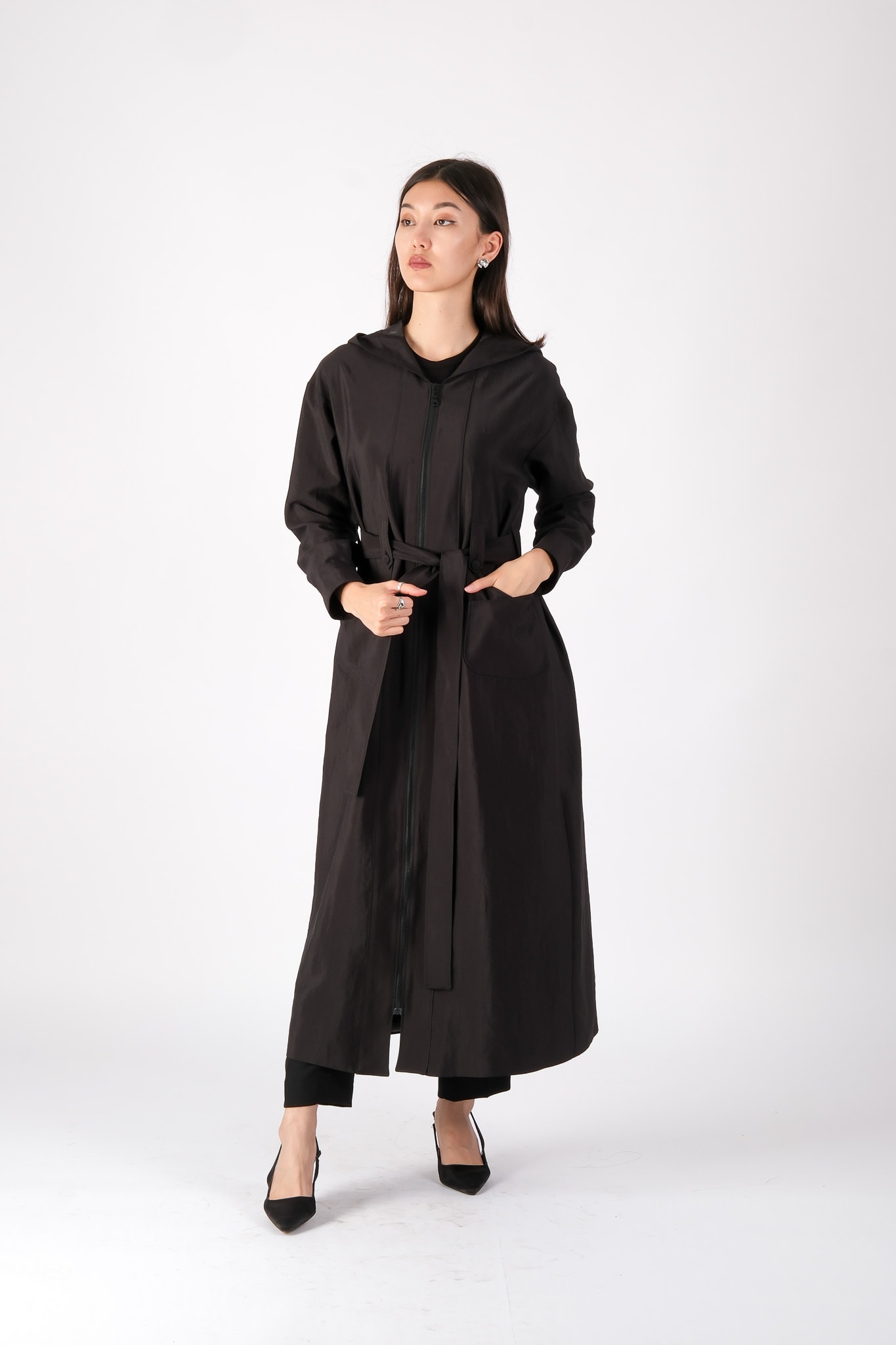 W-26-886 MASSİMO DONNA KAP - Black