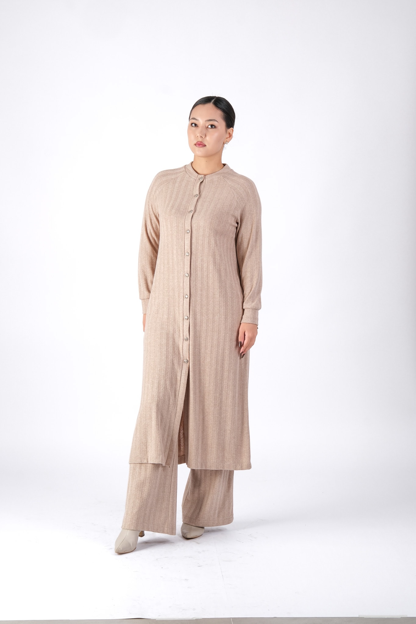W-26-353 MASSİMO DONNA PANTOLON - Beige