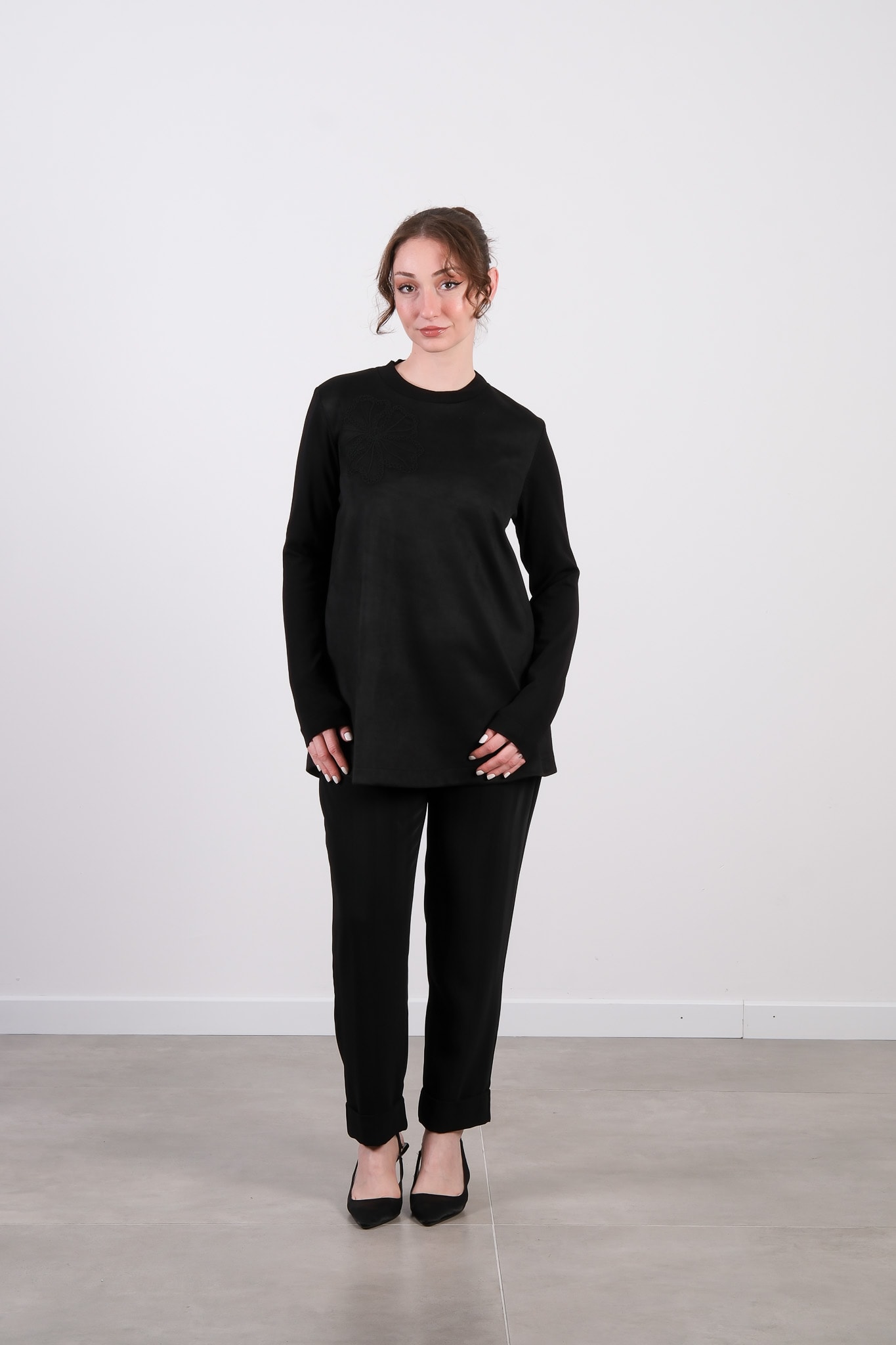 3004 NUSS TUNİK - Siyah