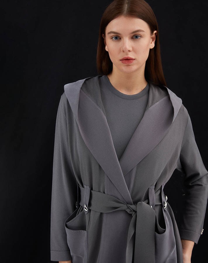 9010 MISS DALIDA CARDIGAN - Anthracite