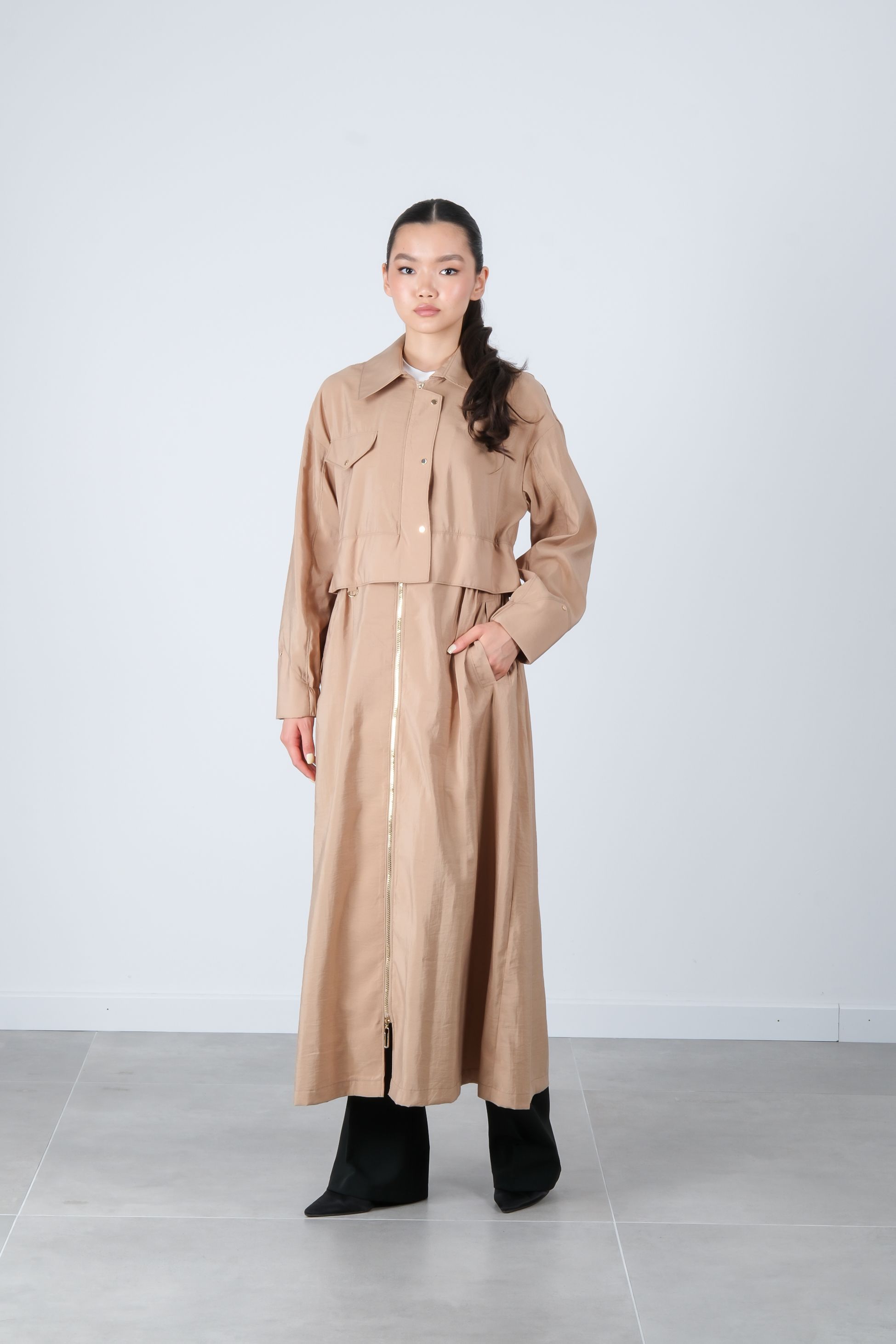 s-25-883 MASSİMMO DONNA KAP - Bej