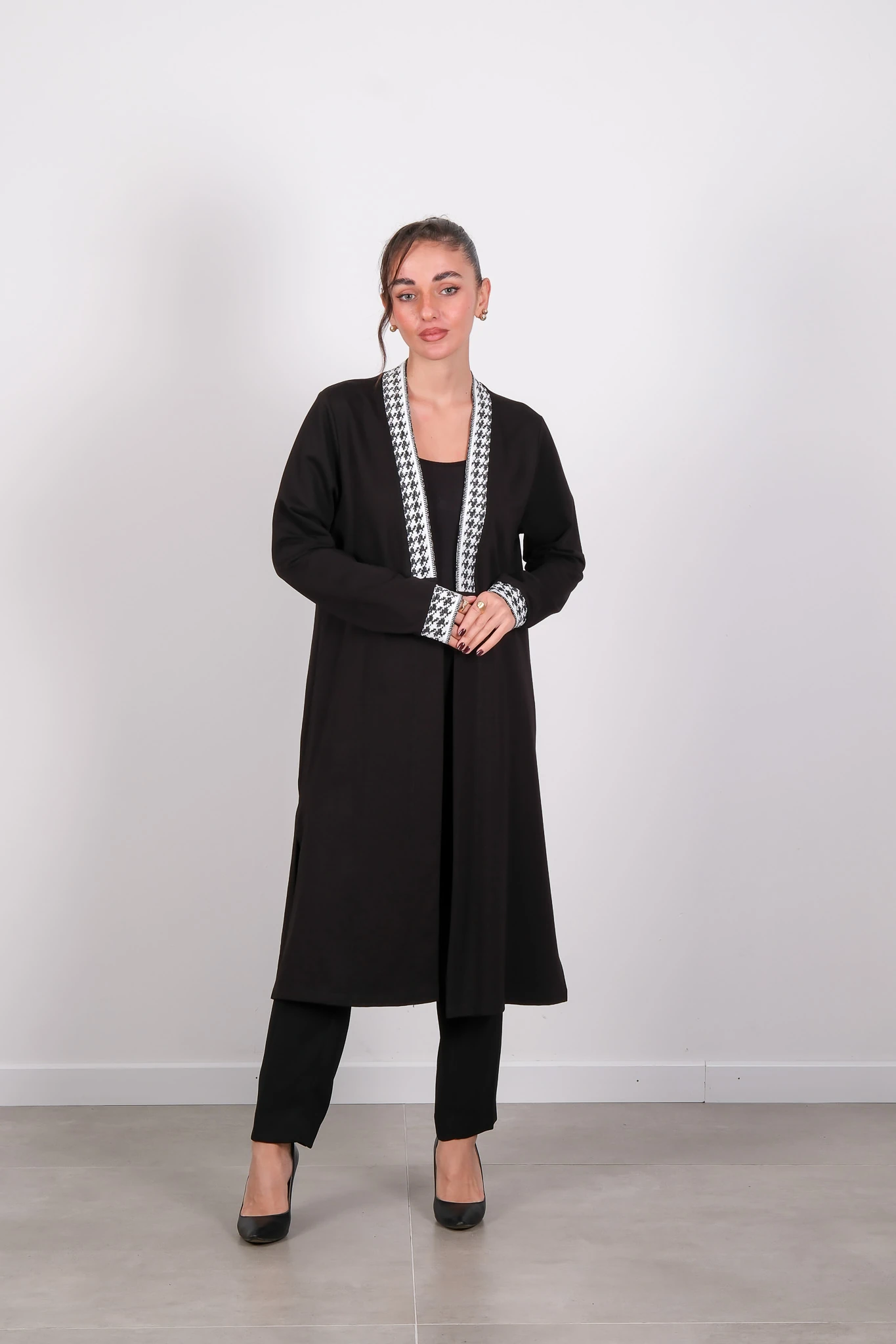 4536 LOOK HIRKA - Siyah Beyaz