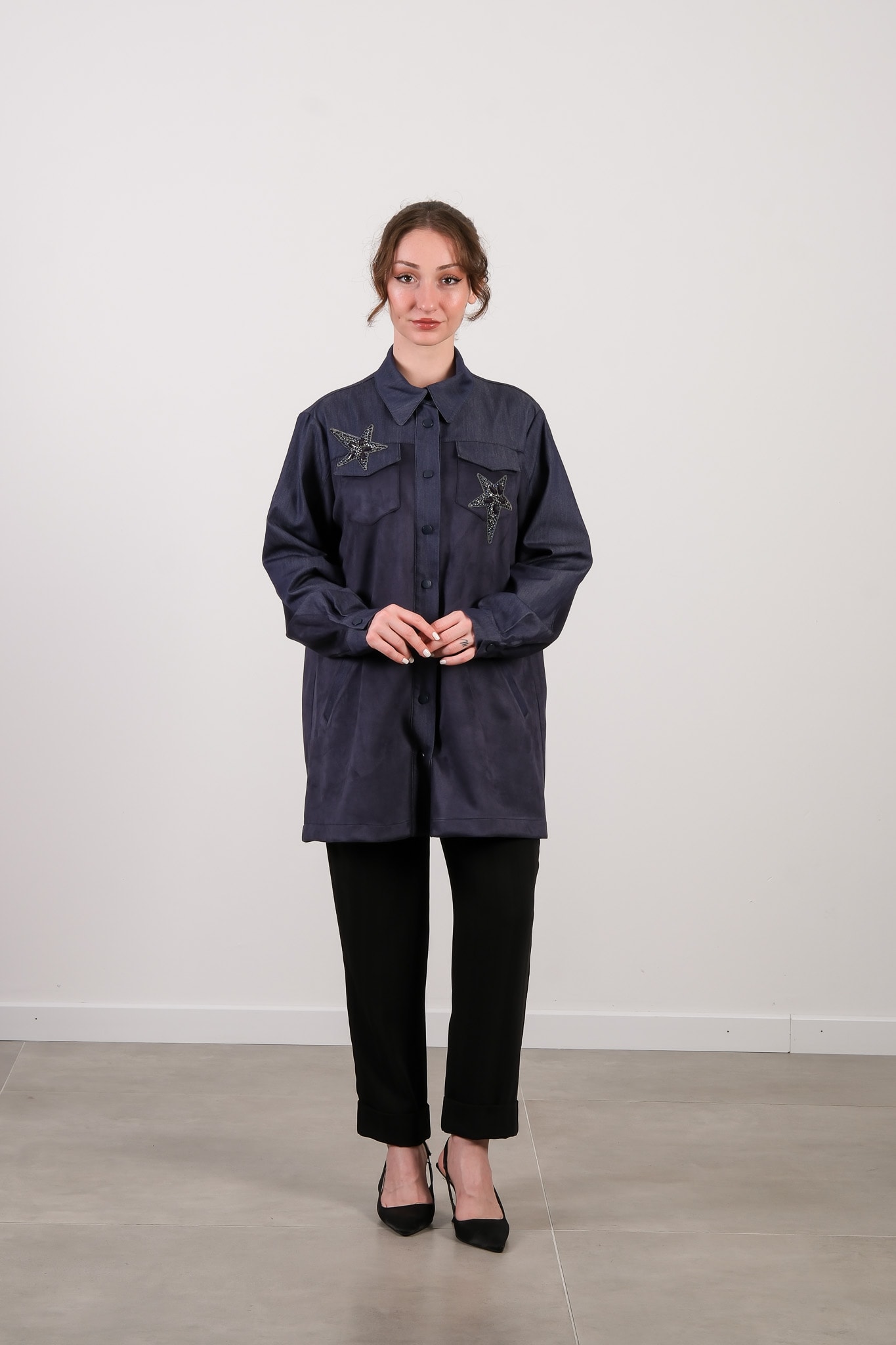 6032 NUSS KAP - Navy blue