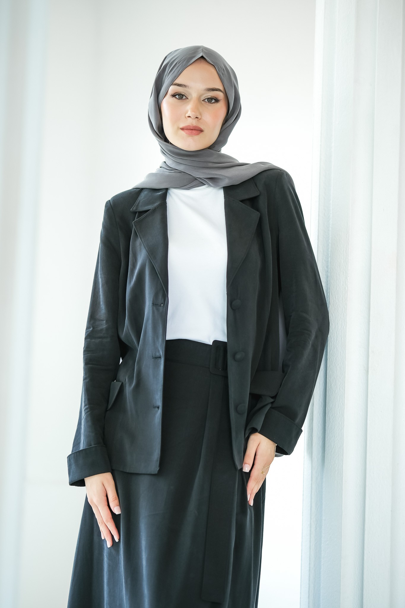 S-25-256 MASSİMO DONNA CEKET - Siyah