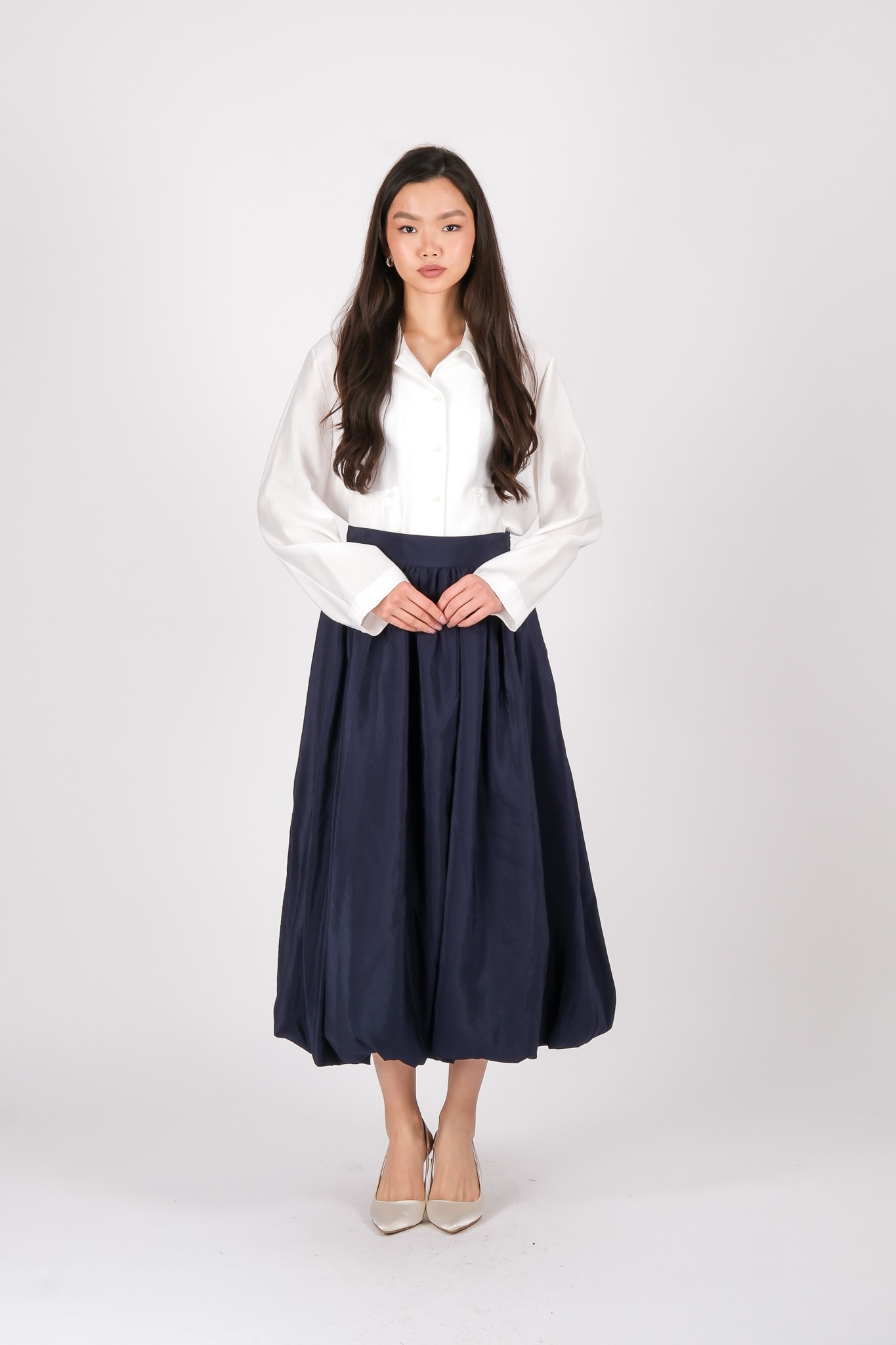 S-25-406 MASSİMO DONNA ETEK - Lacivert