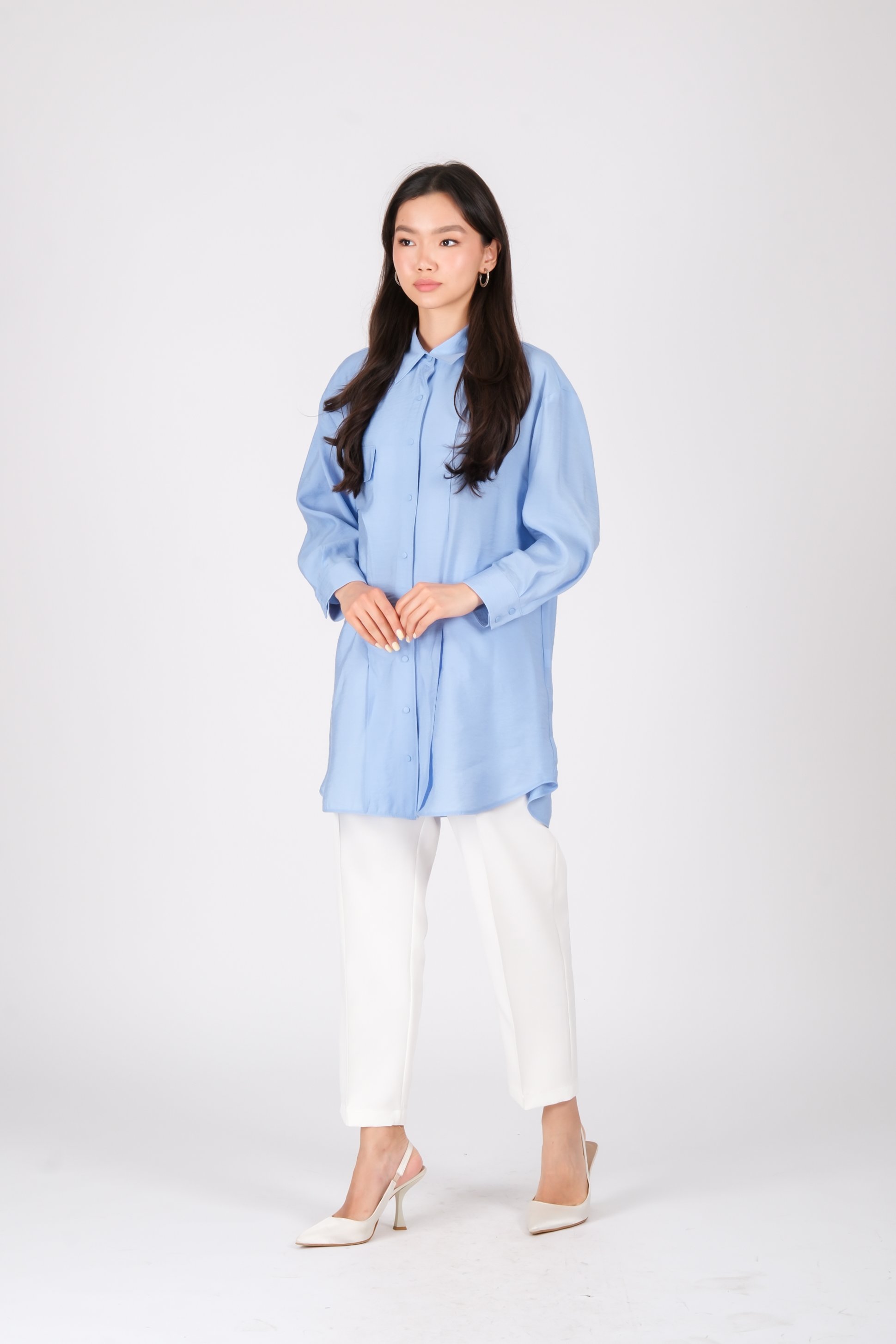 S-25-263 MASSİMO DONNA TUNİK - Mavi