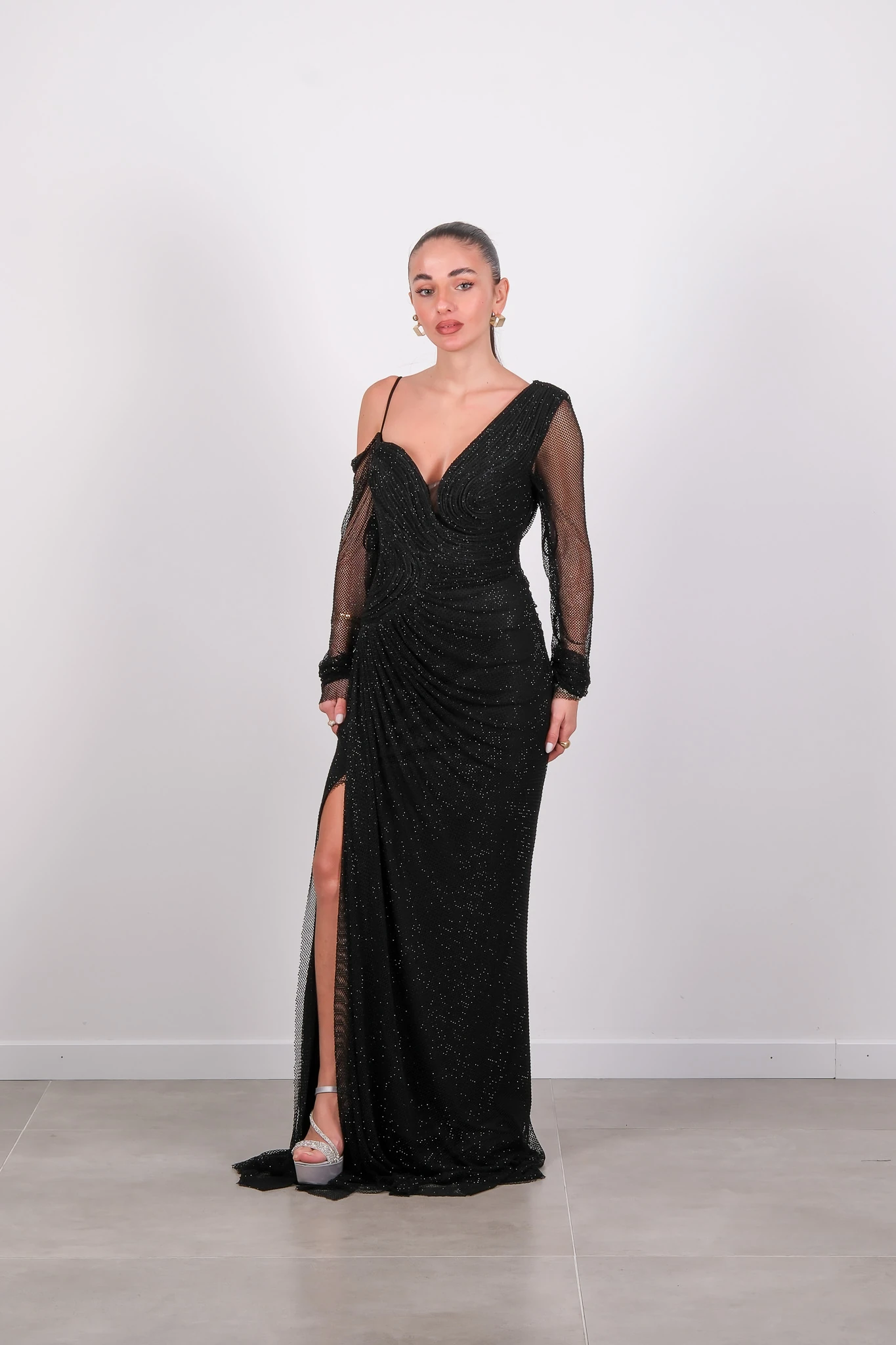 10384 FOR COSTUME ELBİSE - Siyah