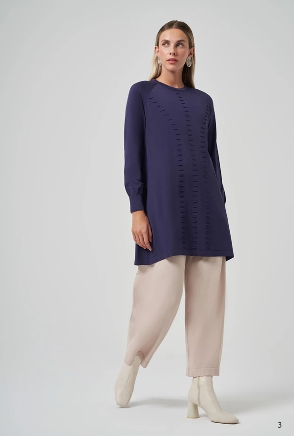 907 NUSS TUNİK - Navy blue