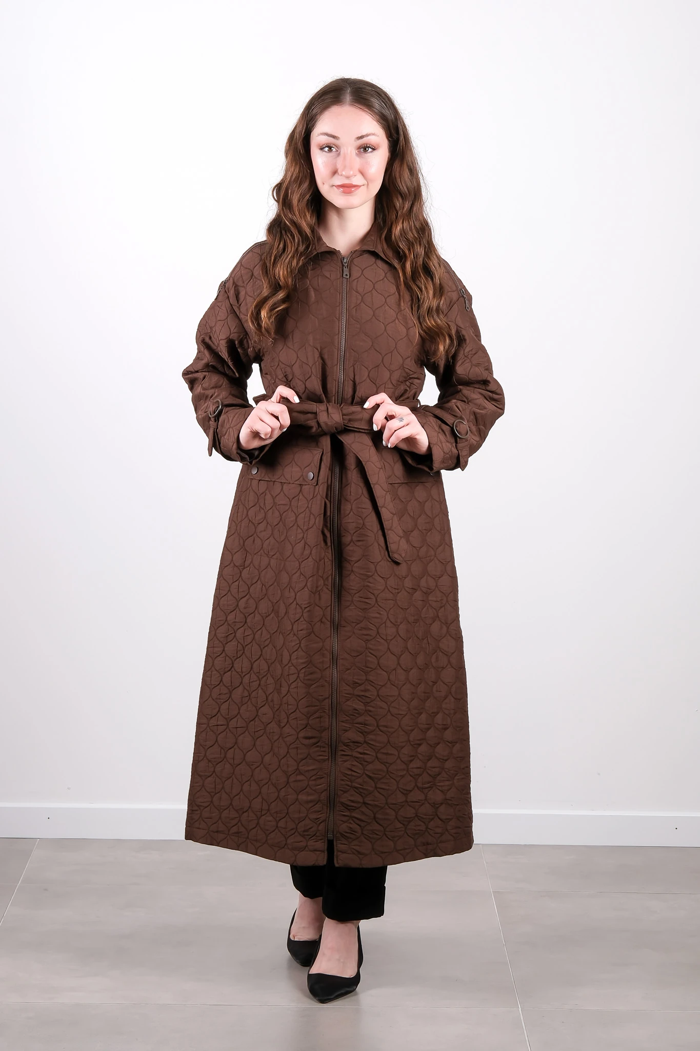 W-26-833 MASSİMO DONNA KAP - Kahverengi