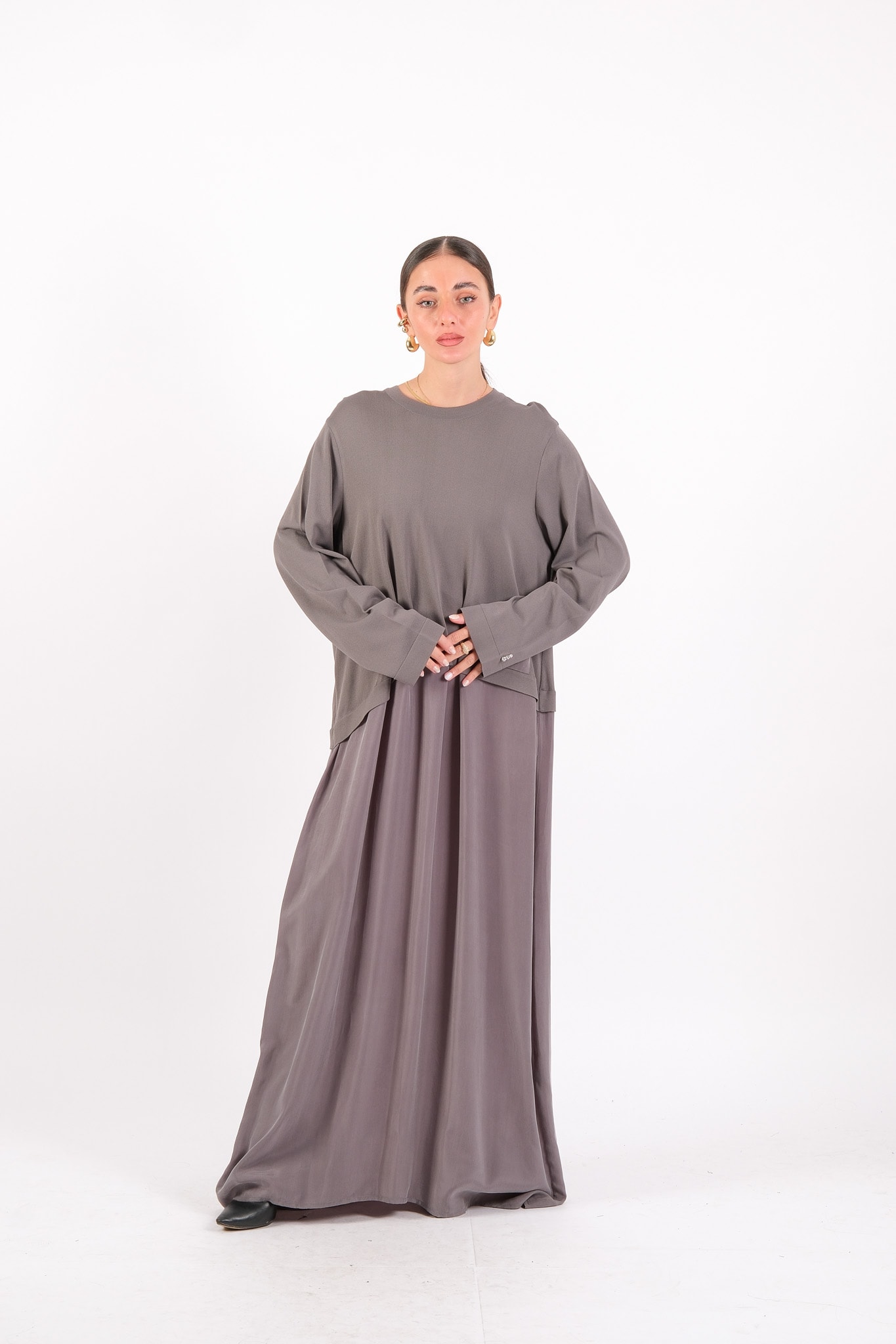 4001 MISS DALIDA DRESS - Anthracite