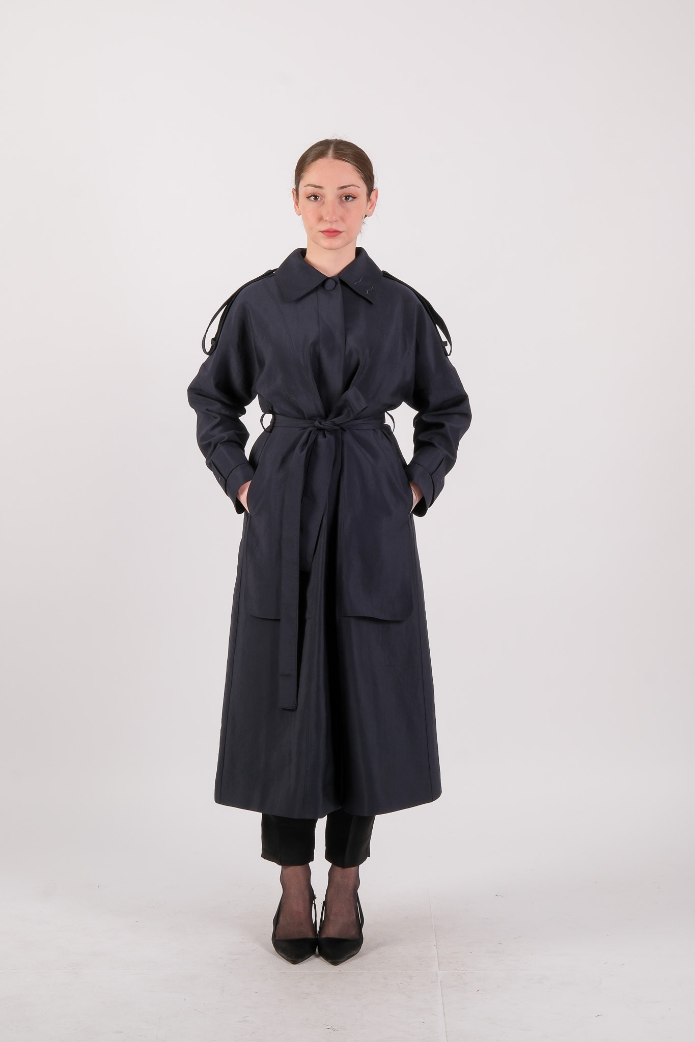 W-26-885 MASSİMO DONNA KAP - Navy blue
