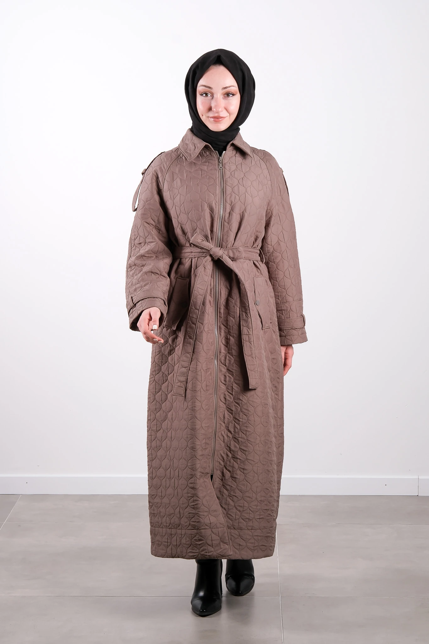 W-26-863 MASSİMO DONNA KAP - Vizon