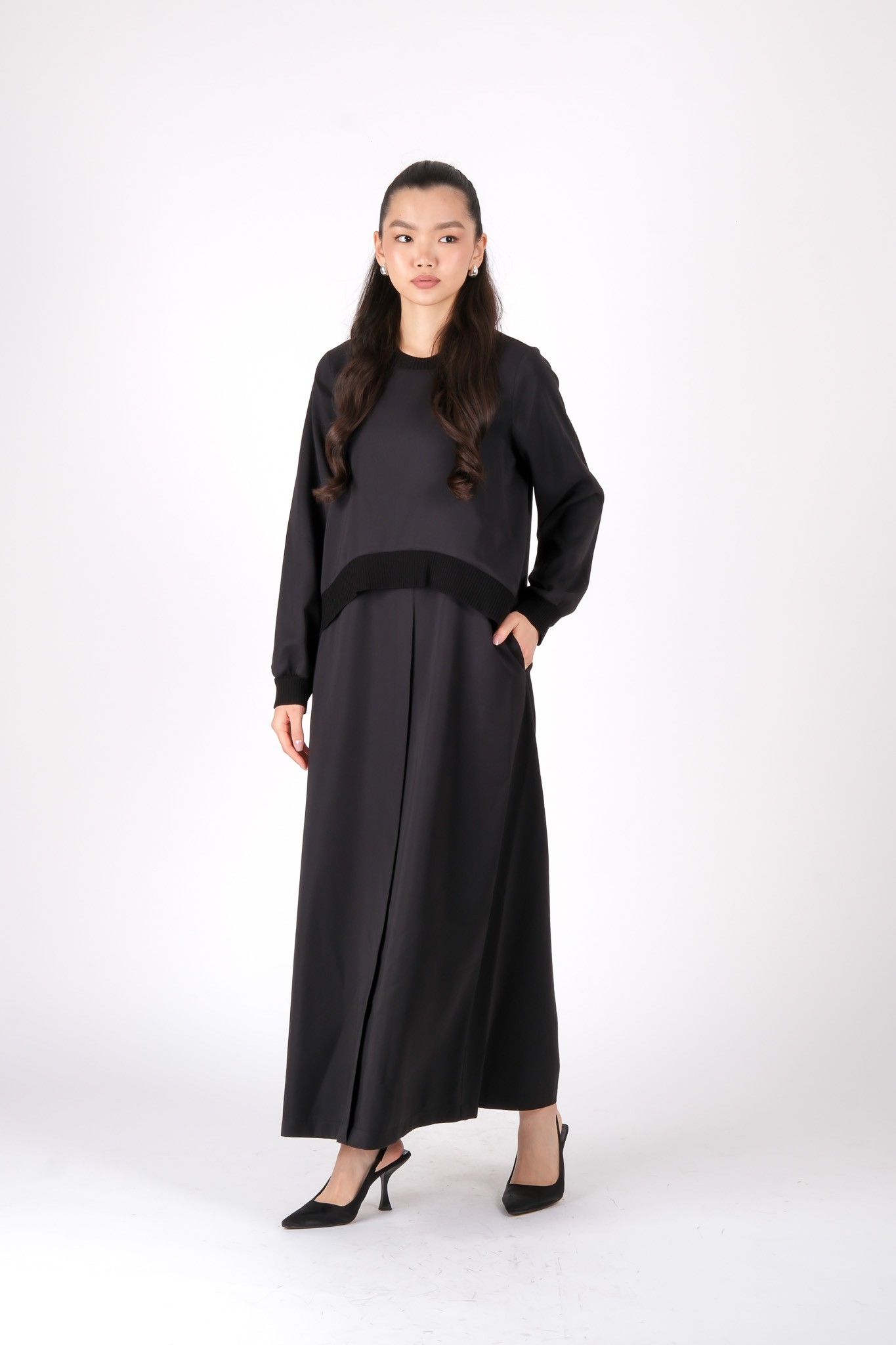 2044 NUSS DRESS - Black