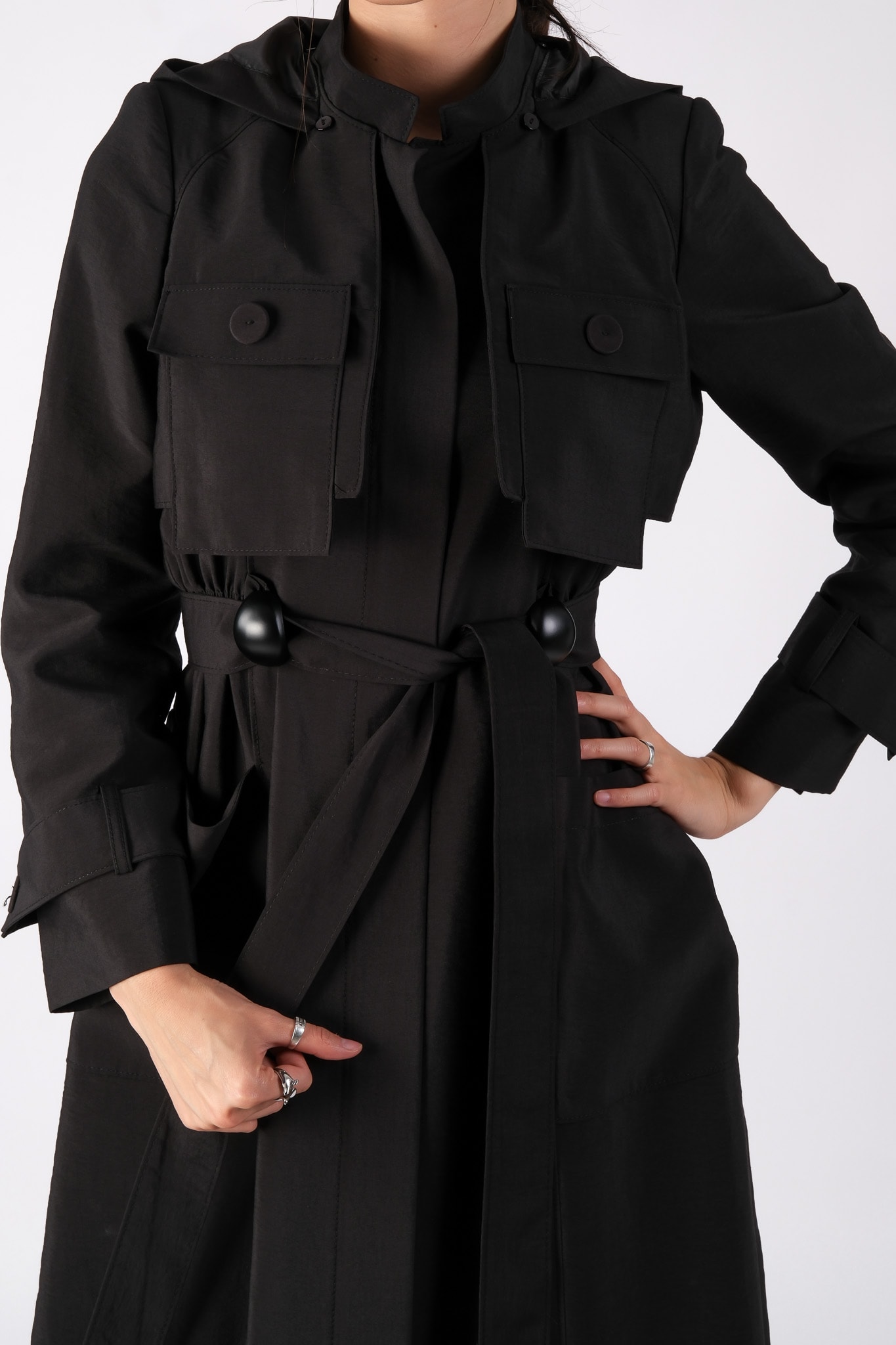 W-26-880 MASSİMO DONNA TRENCH