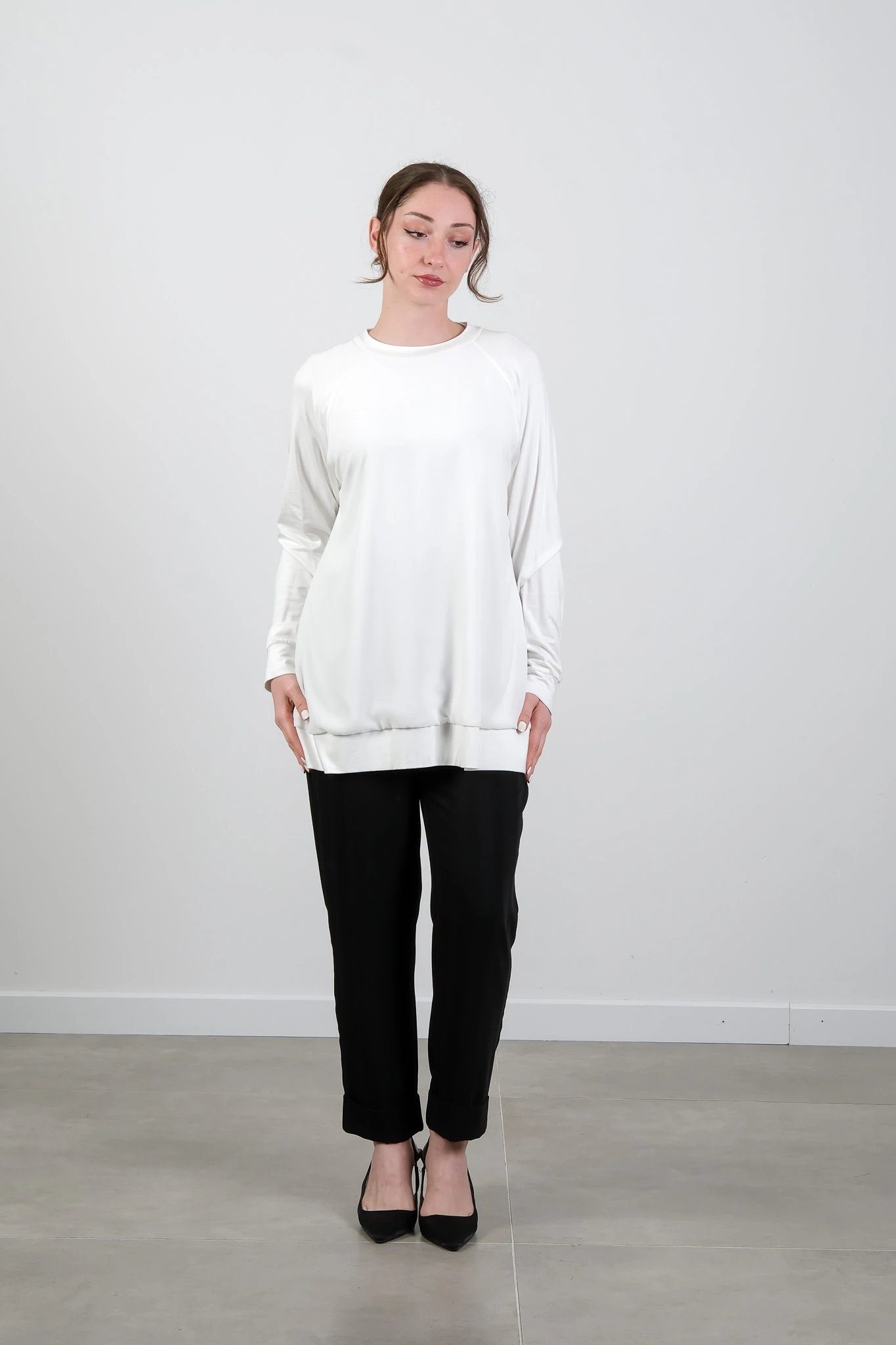 4120 LOOK BLUZ - White