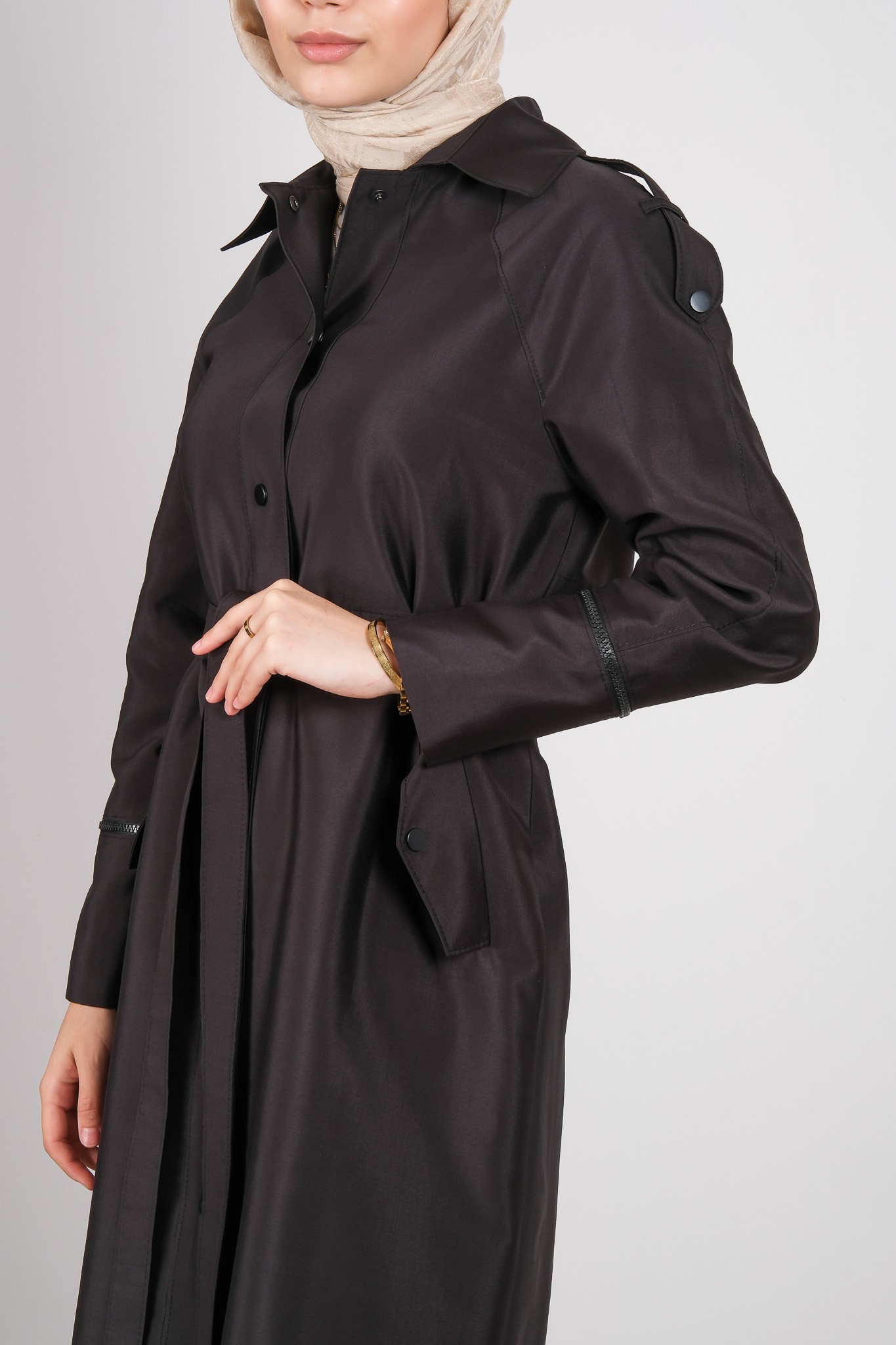 W-26-812 MASSİMO DONNA TRENCH KOT