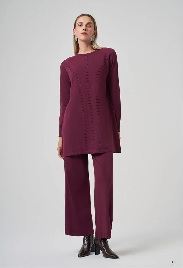 907 NUSS TUNİK - Burgundy