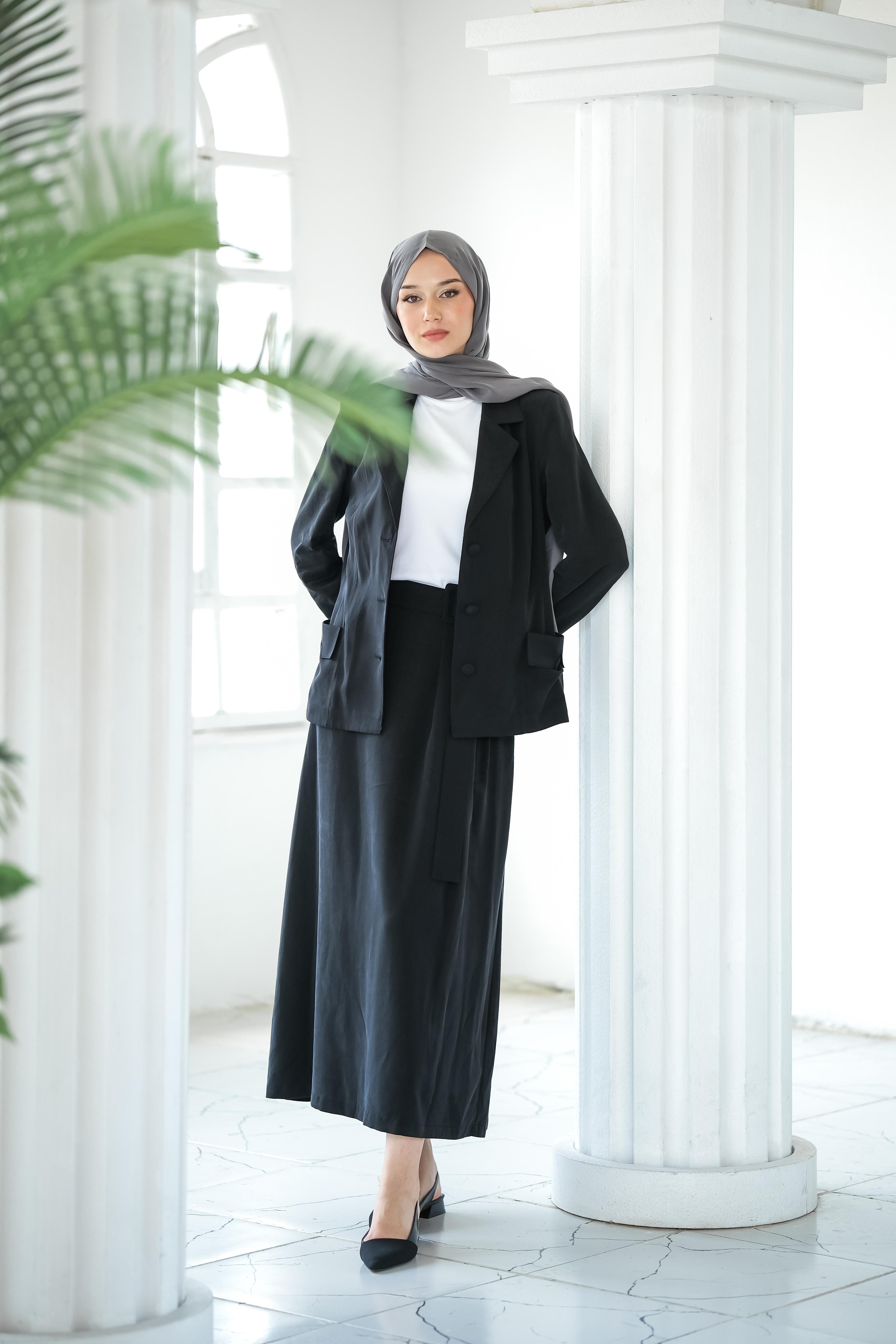 S-25-472 MASSİMO DONNA ETEK - Siyah