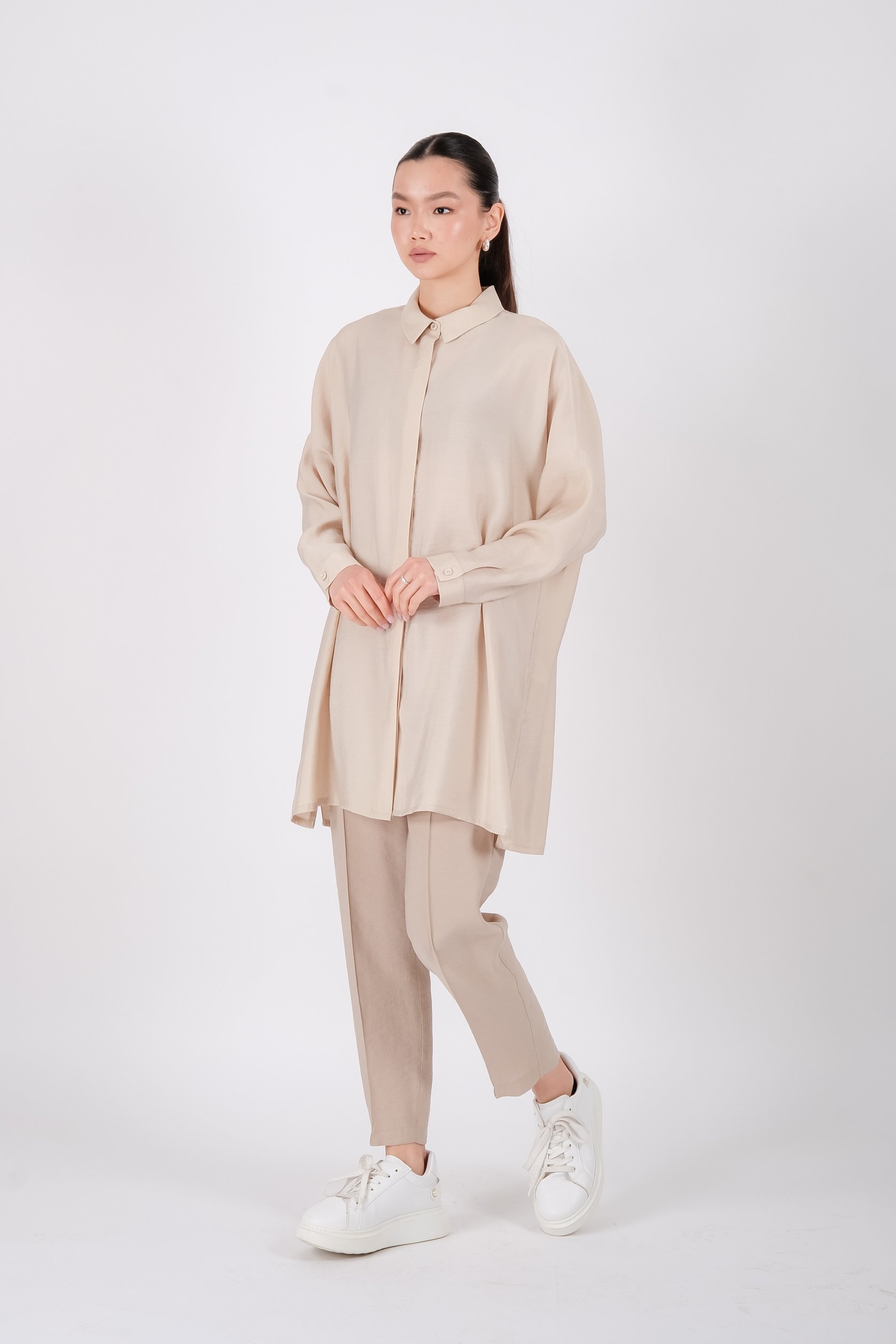S-25-211 MASSİMO DONNA TUNİK - Taş