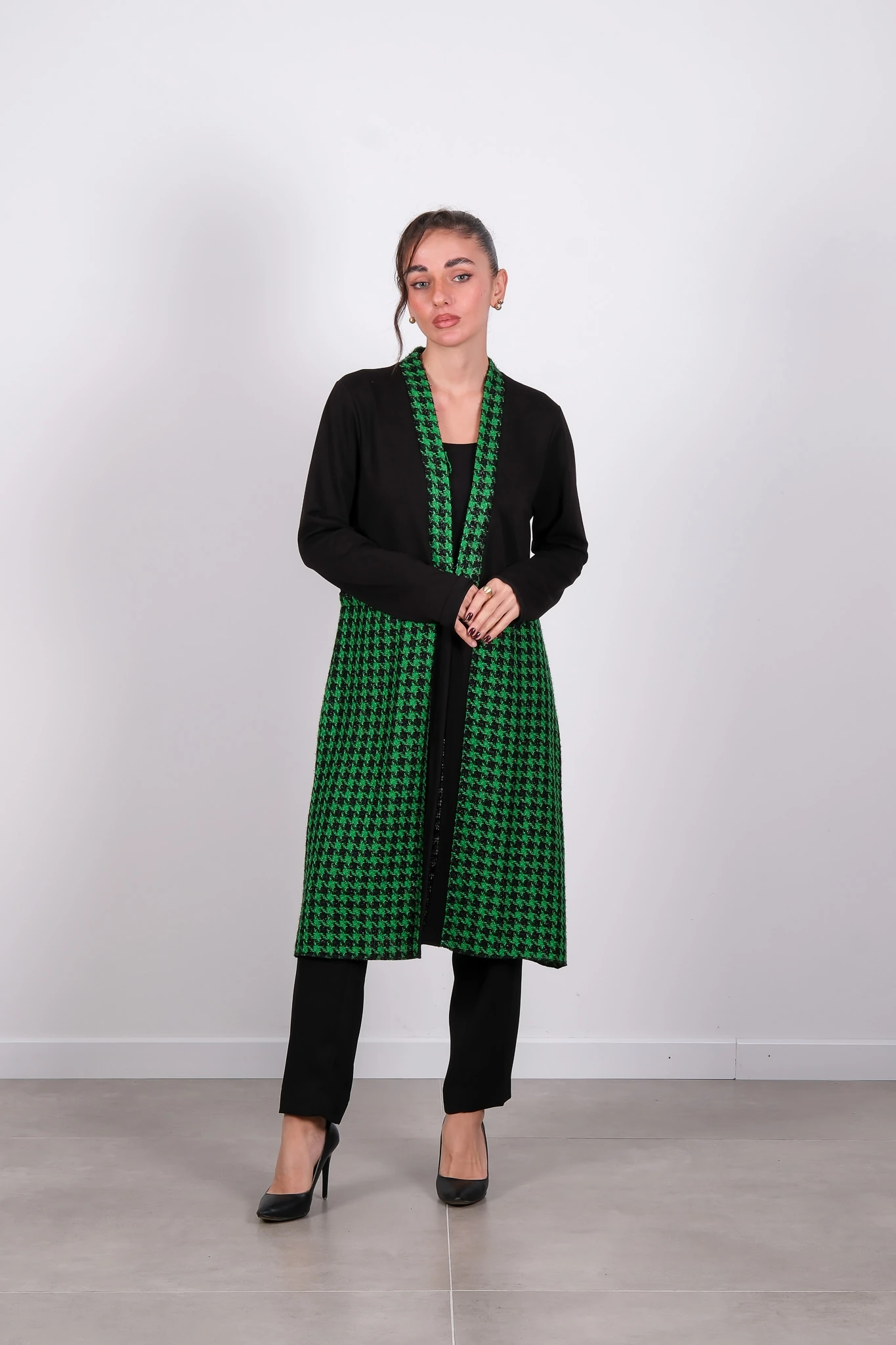 4536 LOOK HIRKA - Siyah Yeşil