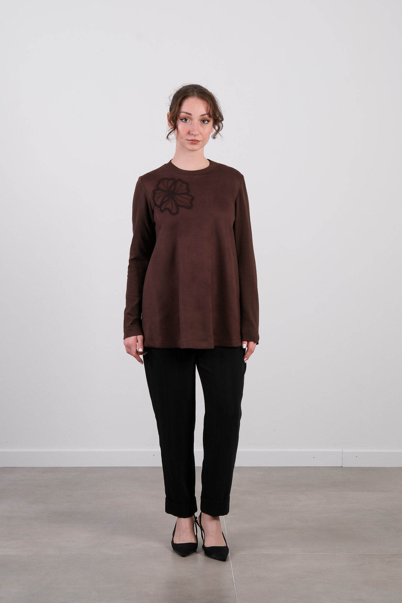 3004 NUSS TUNİK - Kahverengi