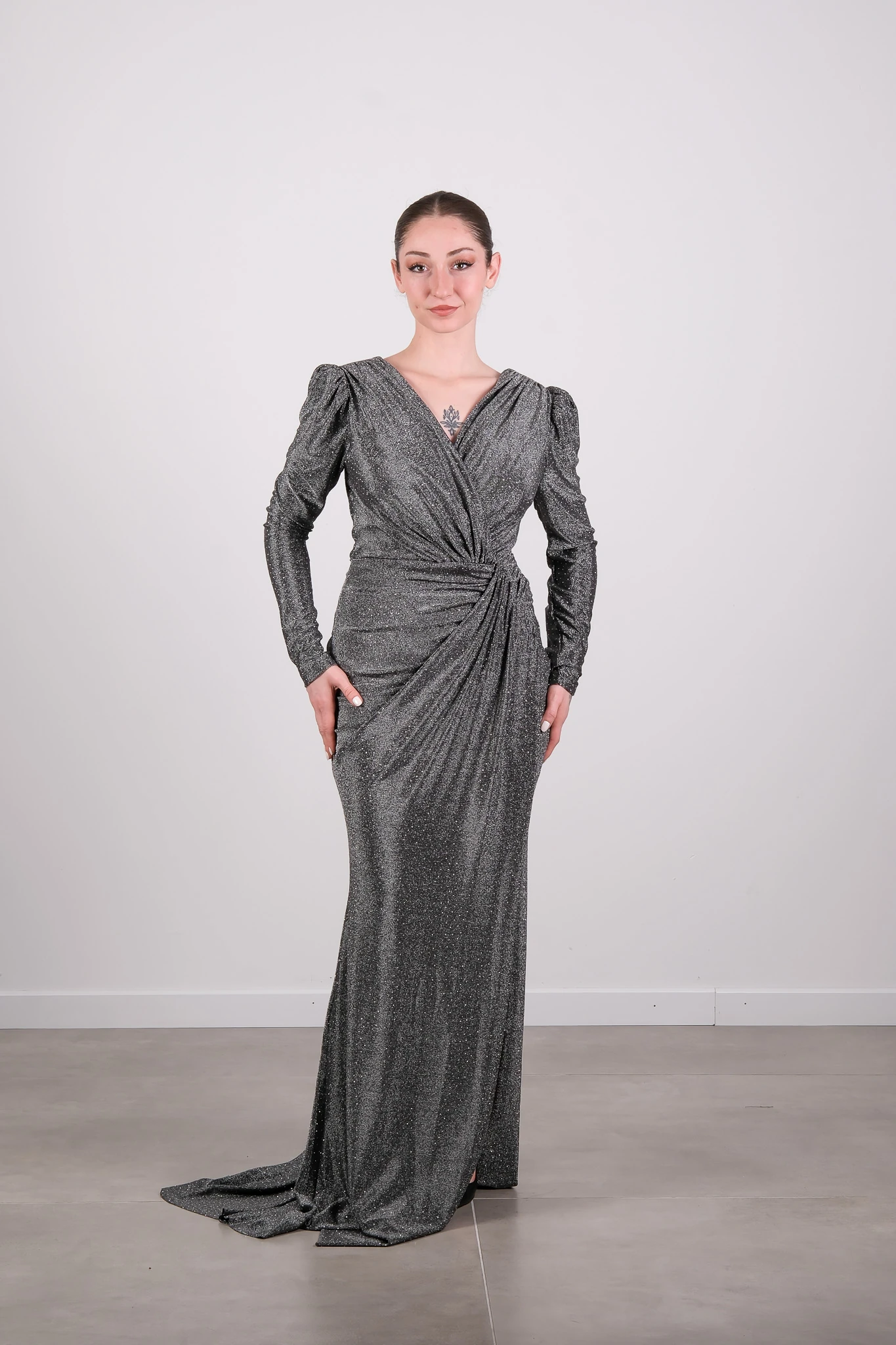 10303 FOR COSTUME ABİYE - Siyah