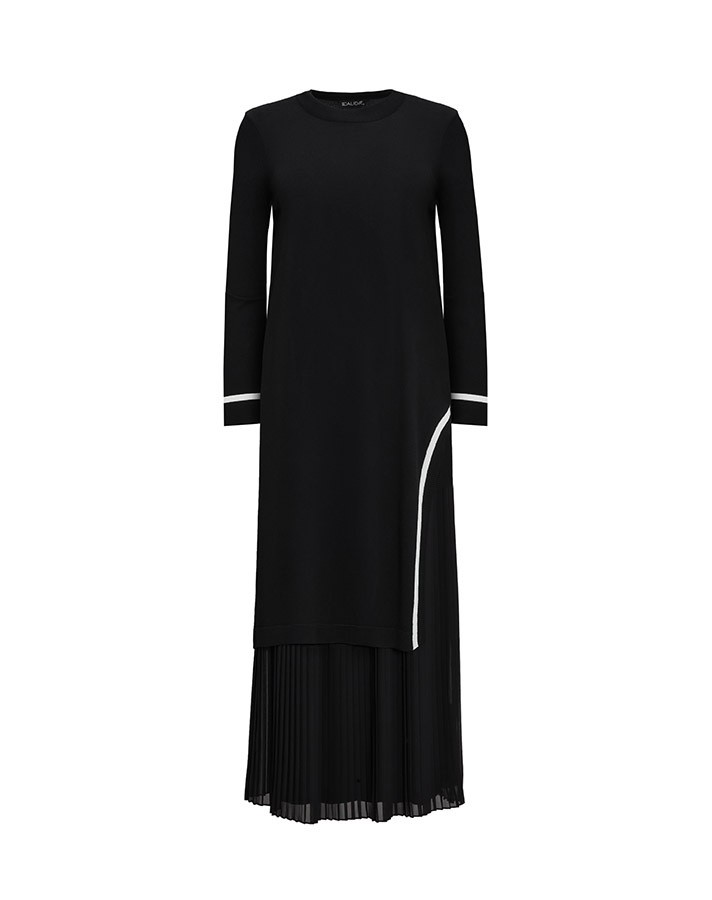 6015 MISS DALIDA TUNIC - Black