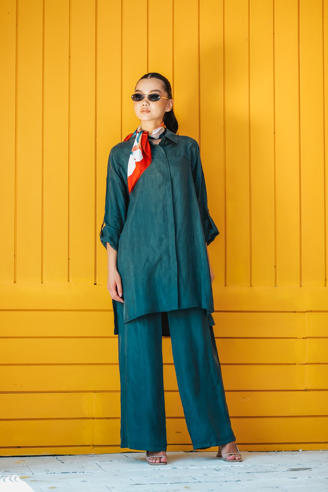 S-25-382 MASSİMO DONNA PANTOLON - Green