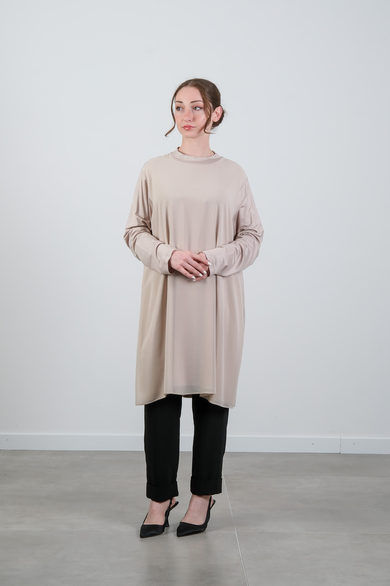 1624 LOOK TUNİK - Taş