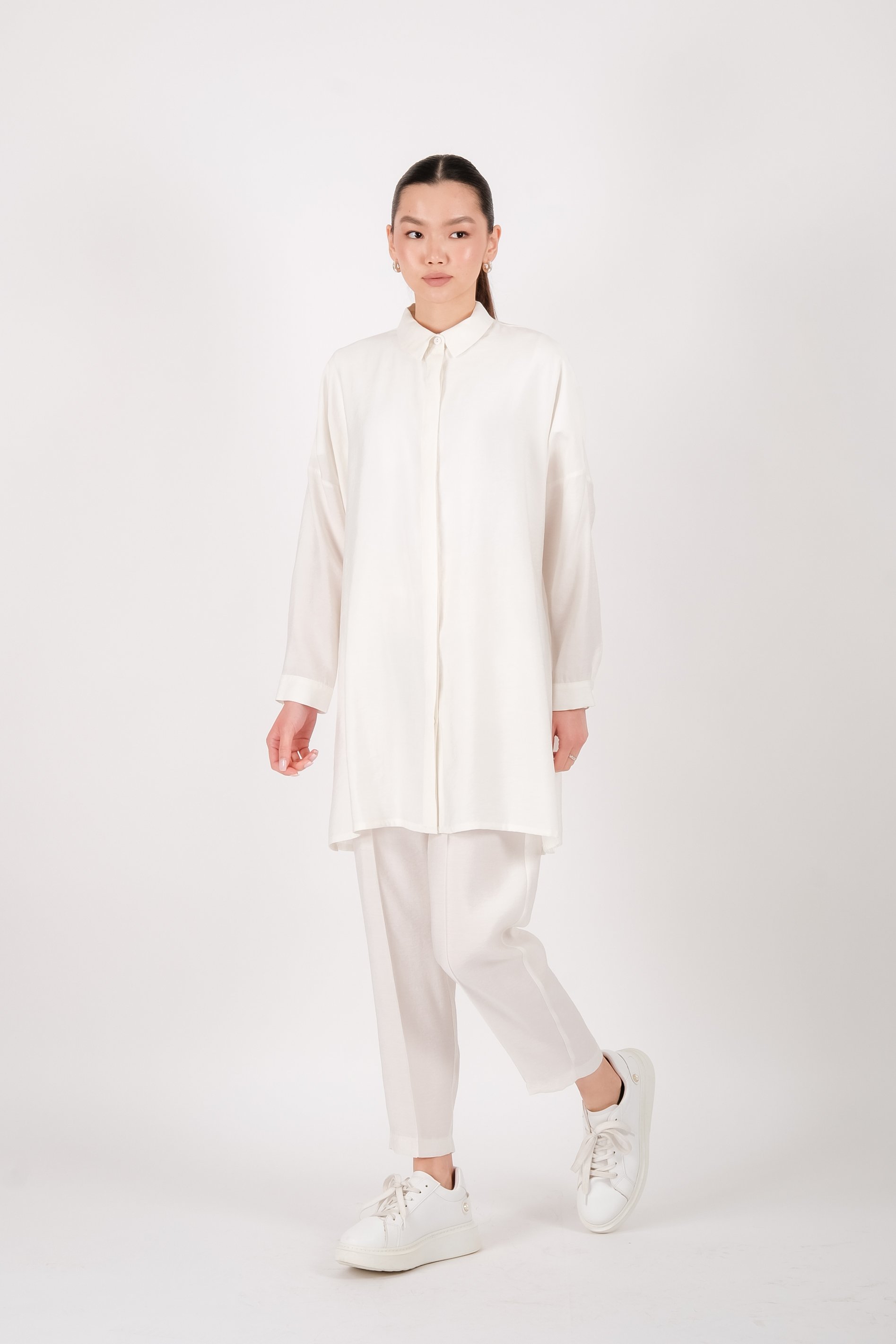 S-25-315 MASSİMO DONNA PANTOLON - Ekru