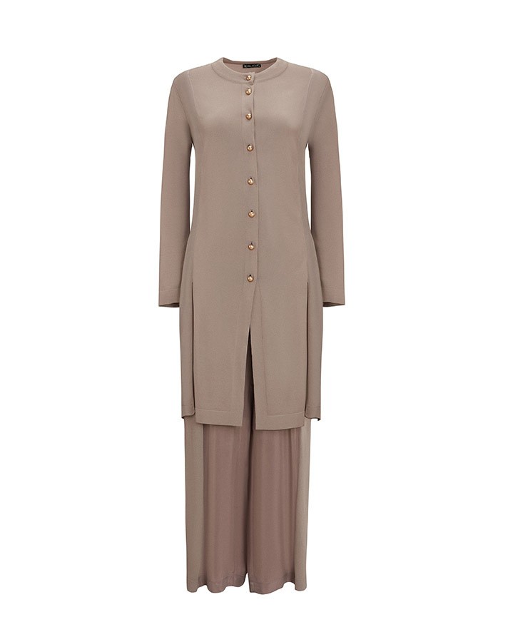 9014 MIŞSS DALİDA CARDIGAN - Mink