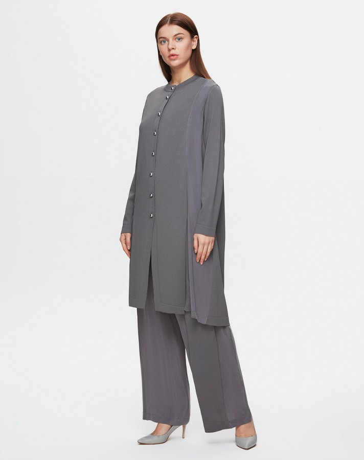 9014 MIŞSS DALİDA CARDIGAN - Anthracite