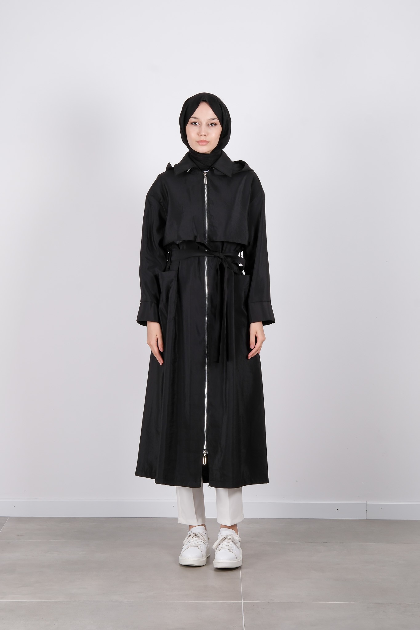 S-25-845 MASSİMO DONNA KAP - Siyah