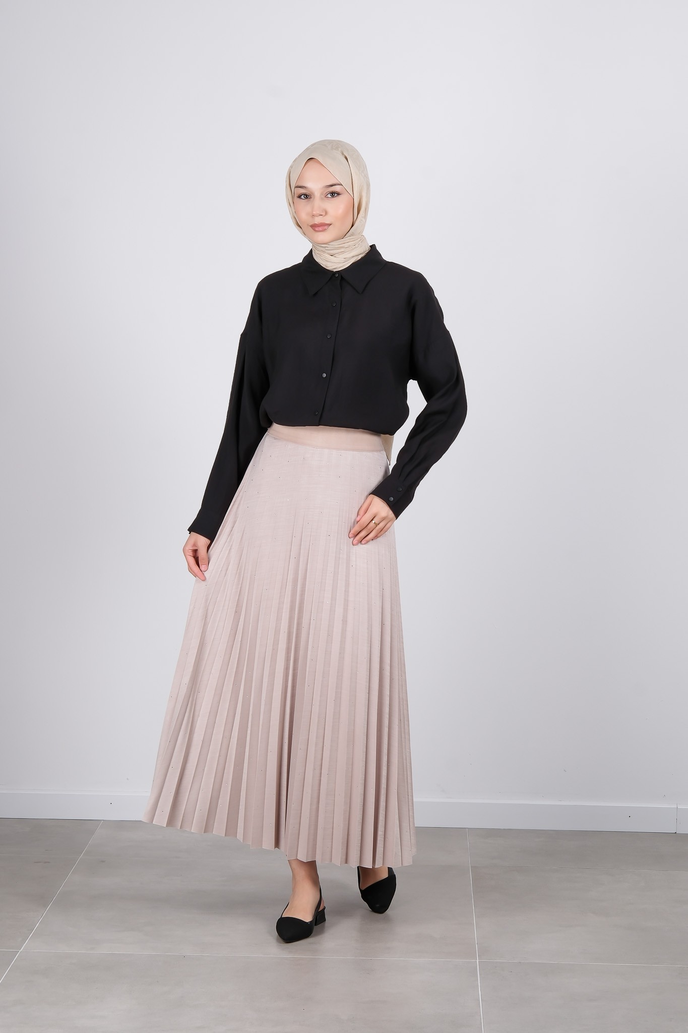 S-25-403 MASSİMO DONNA ETEK - Stone