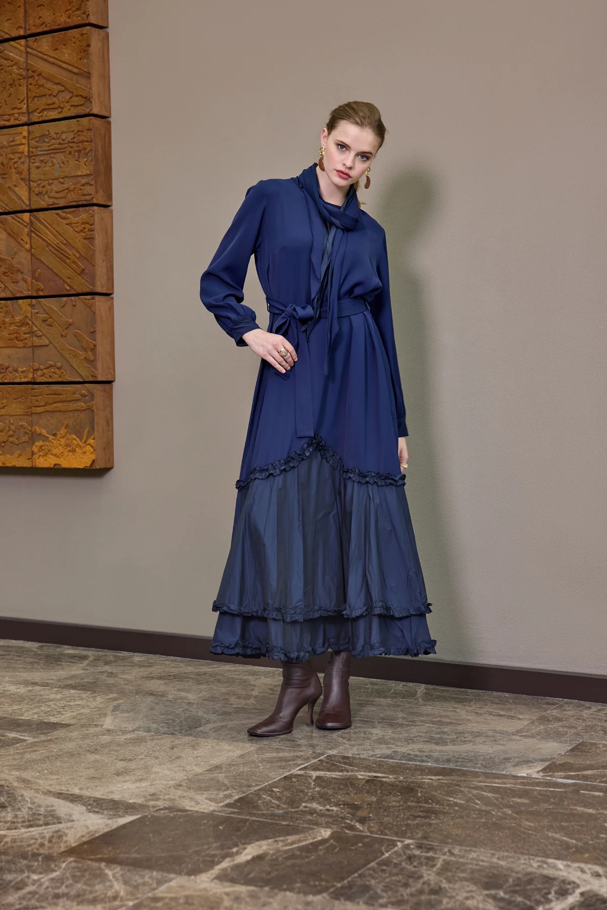 38826 MİSSWHENCE ELBİSE - Lacivert