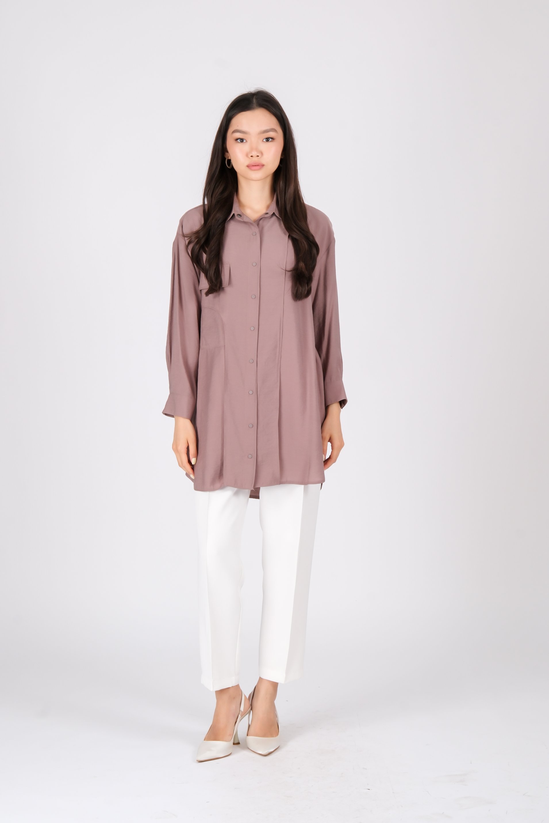 S-25-263 MASSİMO DONNA TUNİK - Vizon