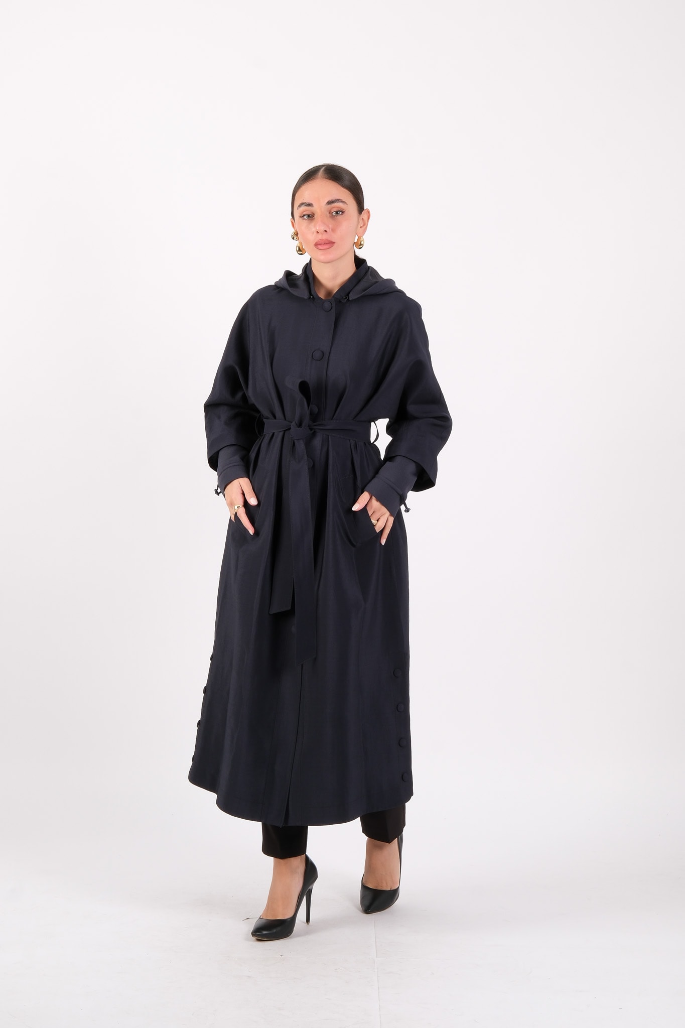 W-26-835 MASSİMO DONNA KAP - Navy blue
