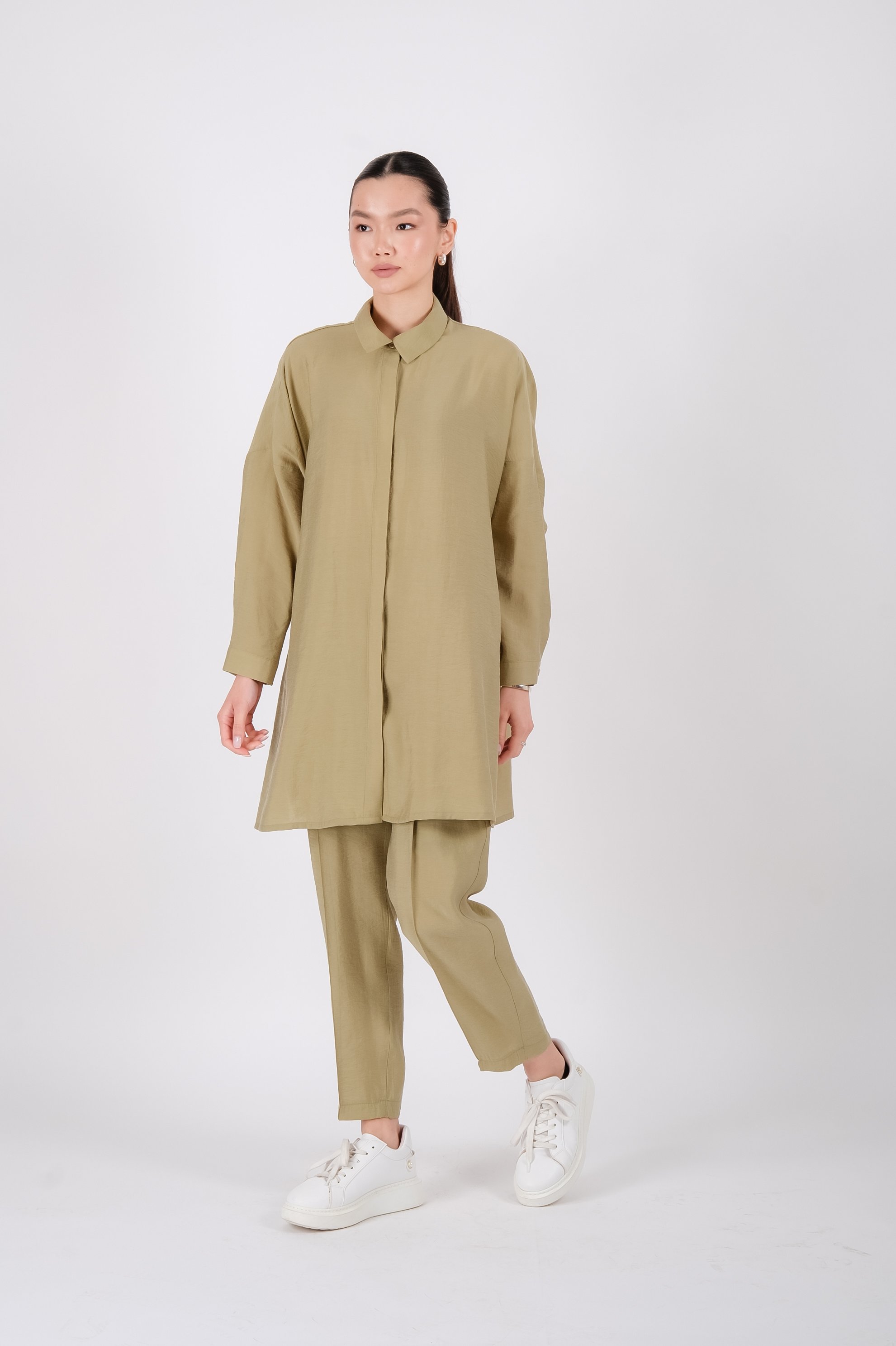 S-25-315 MASSİMO DONNA PANTOLON - Haki