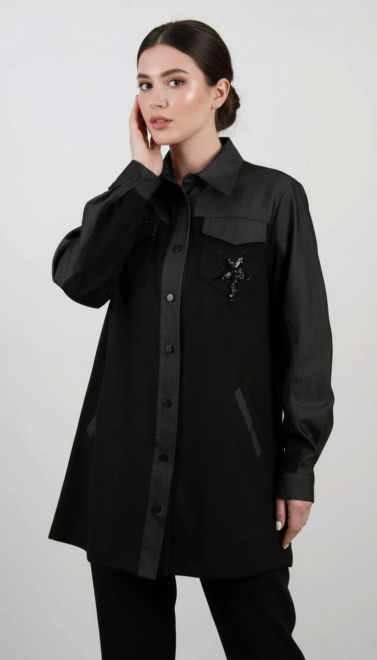 6032 NUSS KAP - Black